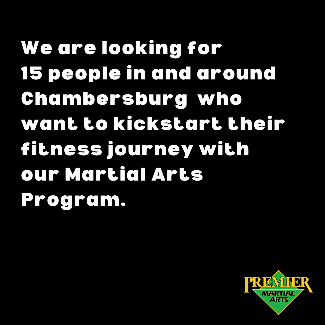 Premier Martial Arts Chambersburg Facebook ad