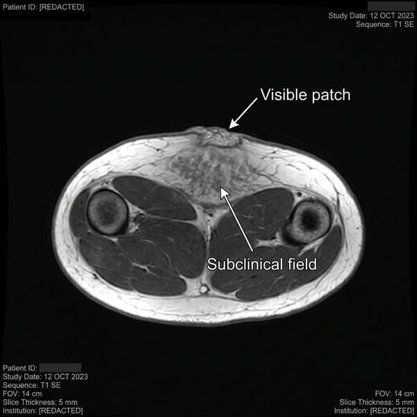 Actinic Keratosis Recovery Facebook ad: Your GP Treats the Arrow on Top. The One Below Is Why It…