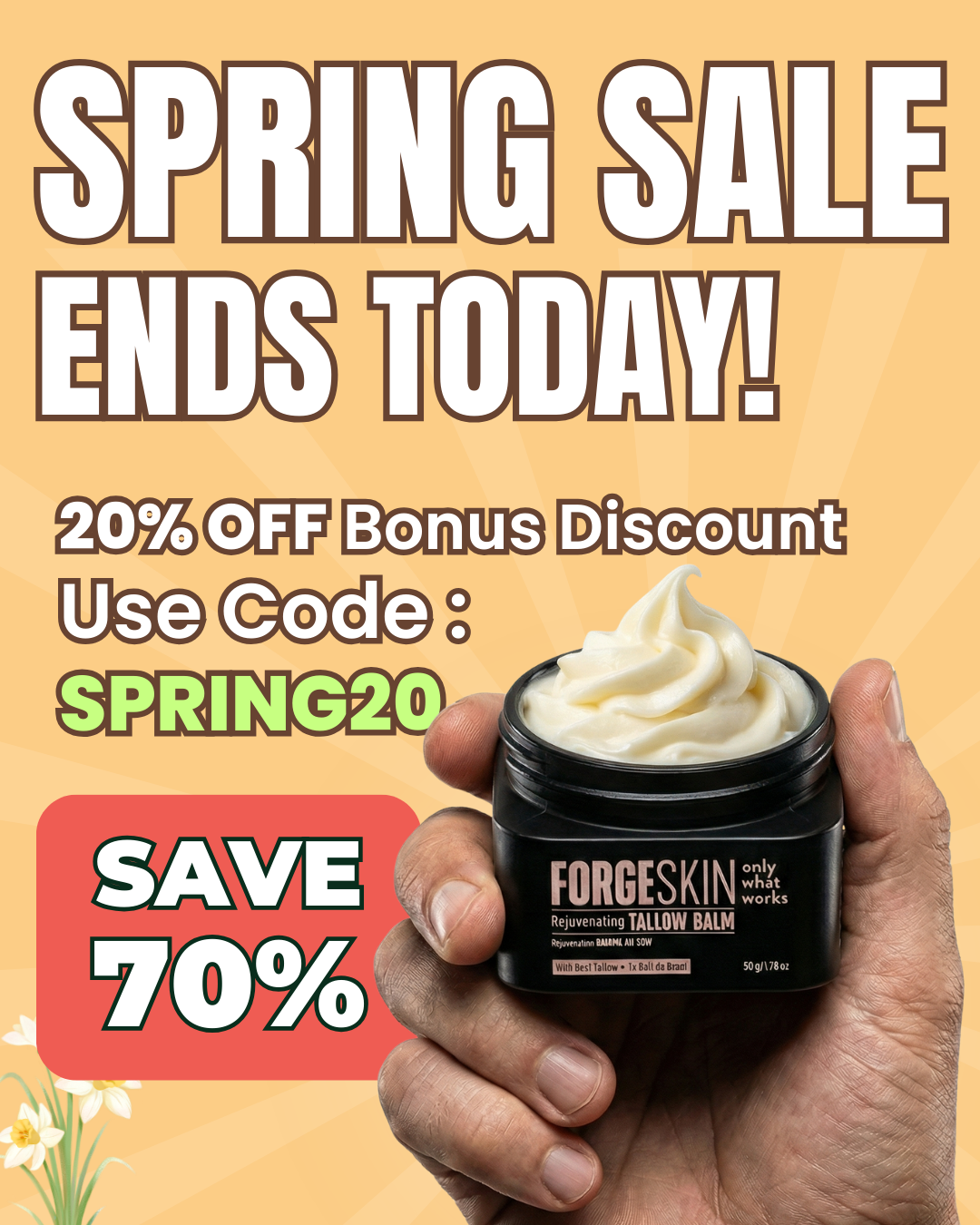 Forge Men Facebook ad