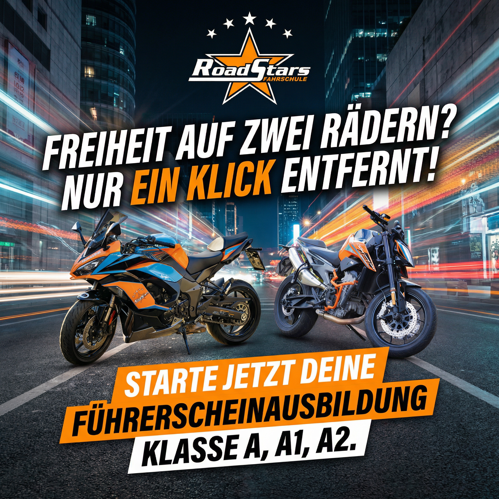 Fahrschule Road Stars Facebook ad