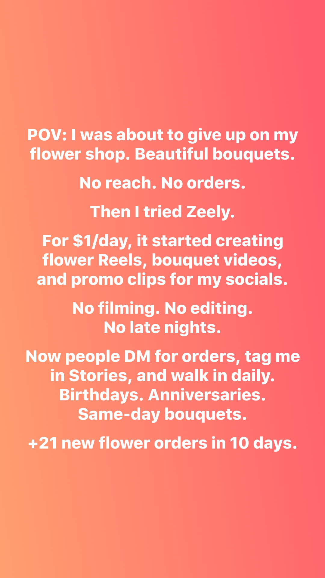 Zeely Facebook ad