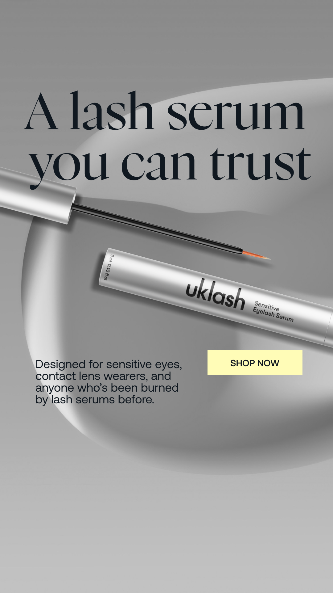 Uklash Facebook ad