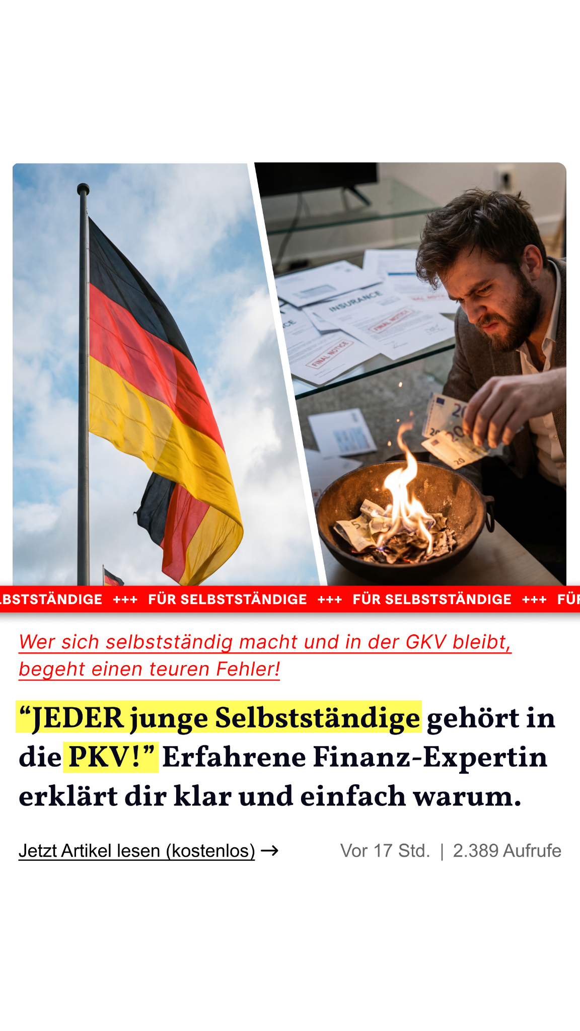 Uncovered Magazin Facebook ad: Von Katarina Wimhoff - Finanzexpertin & Autorin bei…