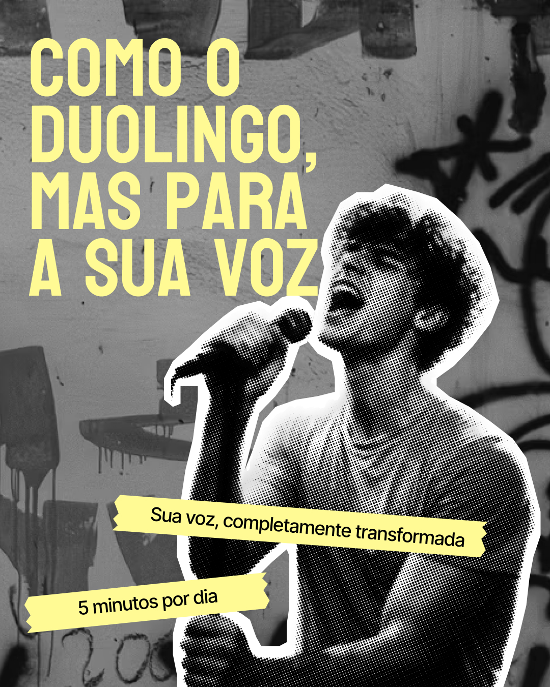 Hobby Skills Facebook ad: Canta como se sentisse de verdade, 5 min por dia!