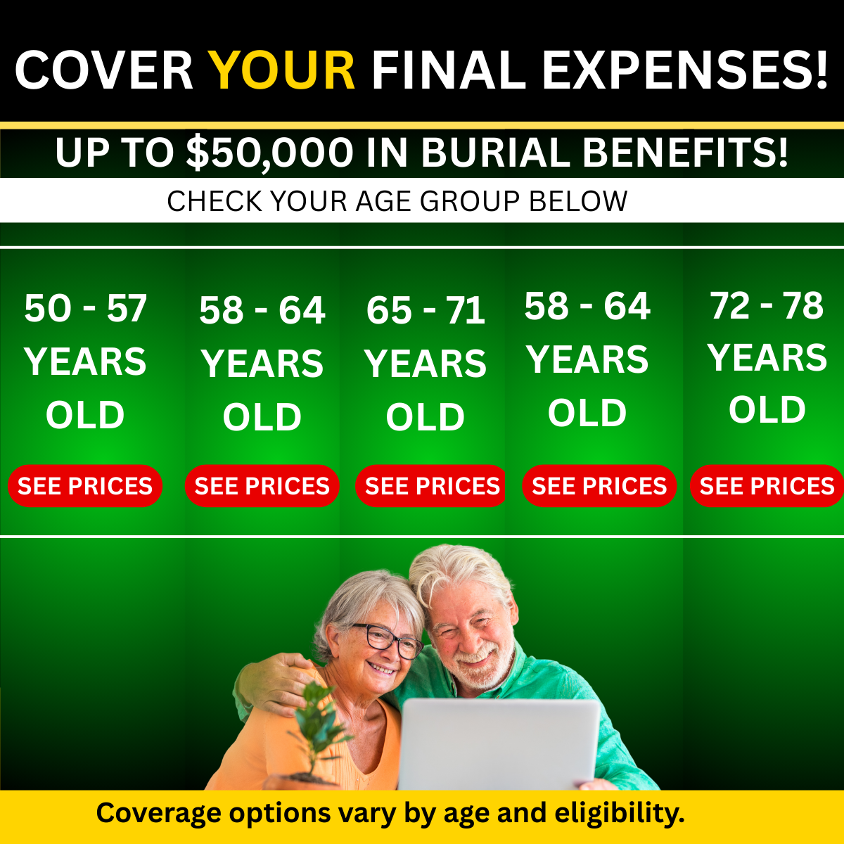 Final Expense Experts Facebook ad