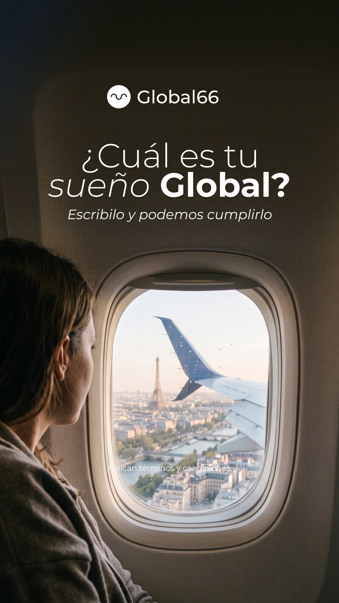 Global66 Facebook ad: Escribí tu sueño