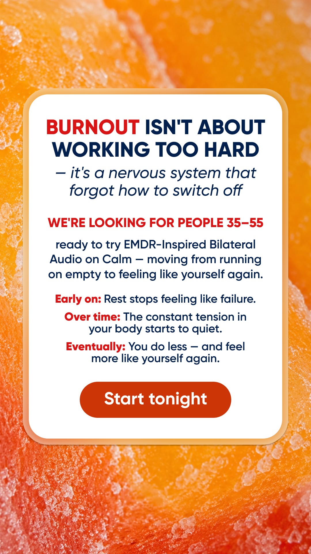 Calm Facebook ad