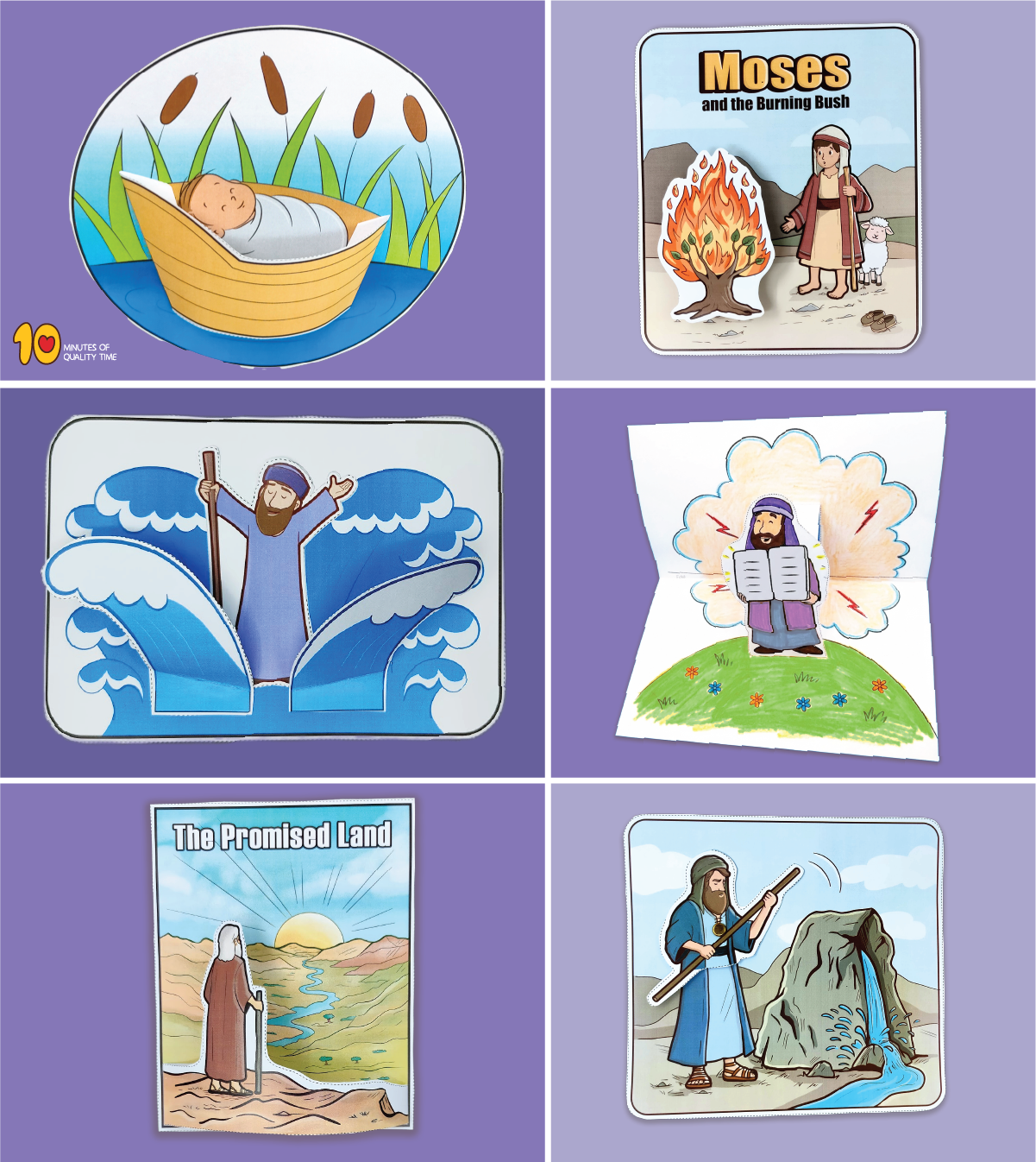 10 Minutes of Quality Time Facebook ad: Simple crafts for small churches.