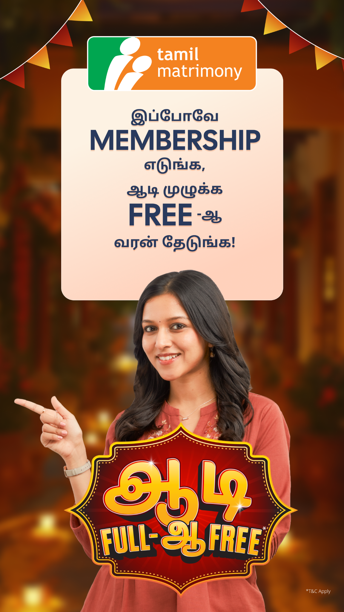 Tamilmatrimony Facebook ad