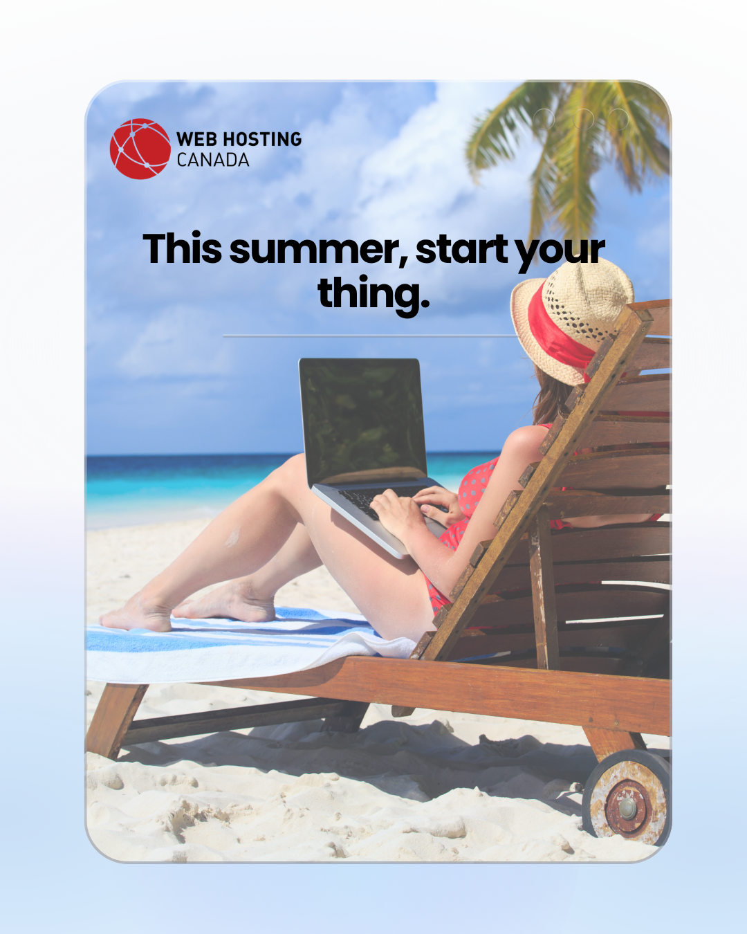 Web Hosting Canada Facebook ad