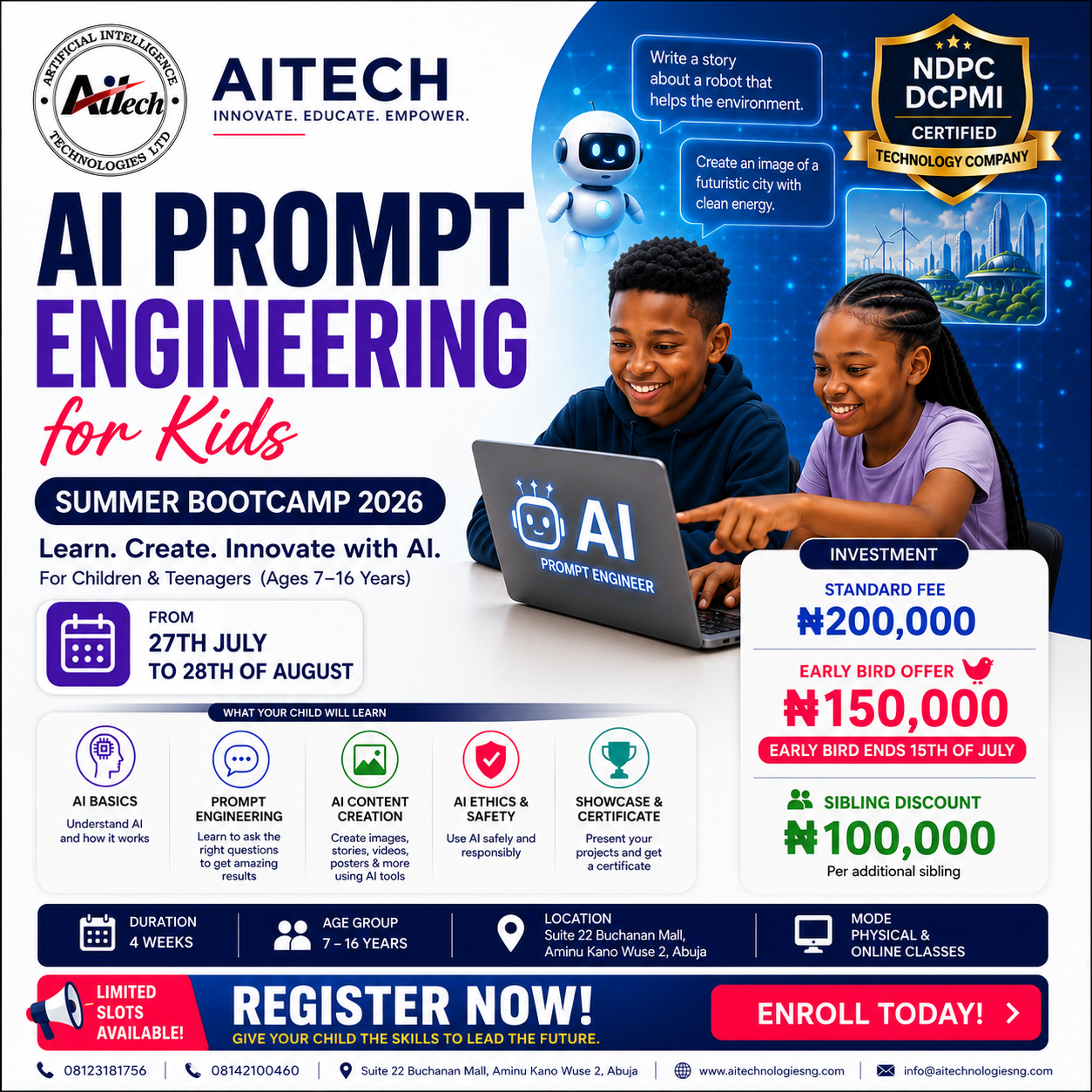 Artificial Intelligence Technologies Aitech Facebook ad
