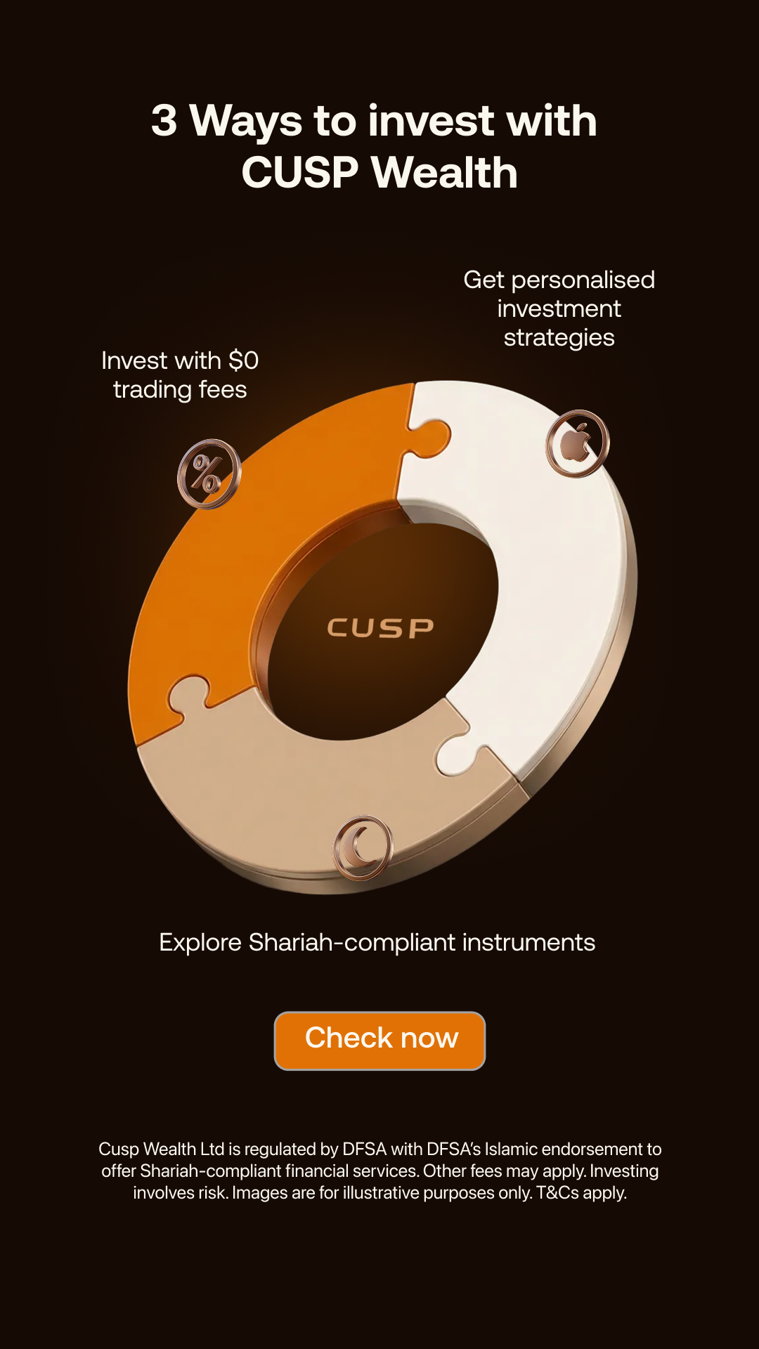 CUSP Wealth Facebook ad