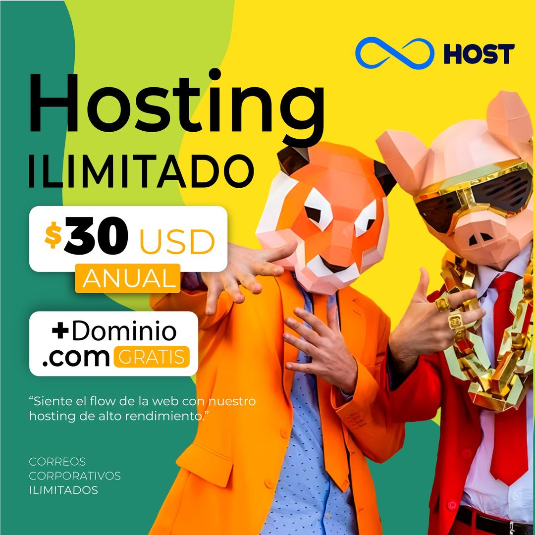 HOST Bolivia Facebook ad: Somos estables, somos SOPORTE, somos HOSTING!