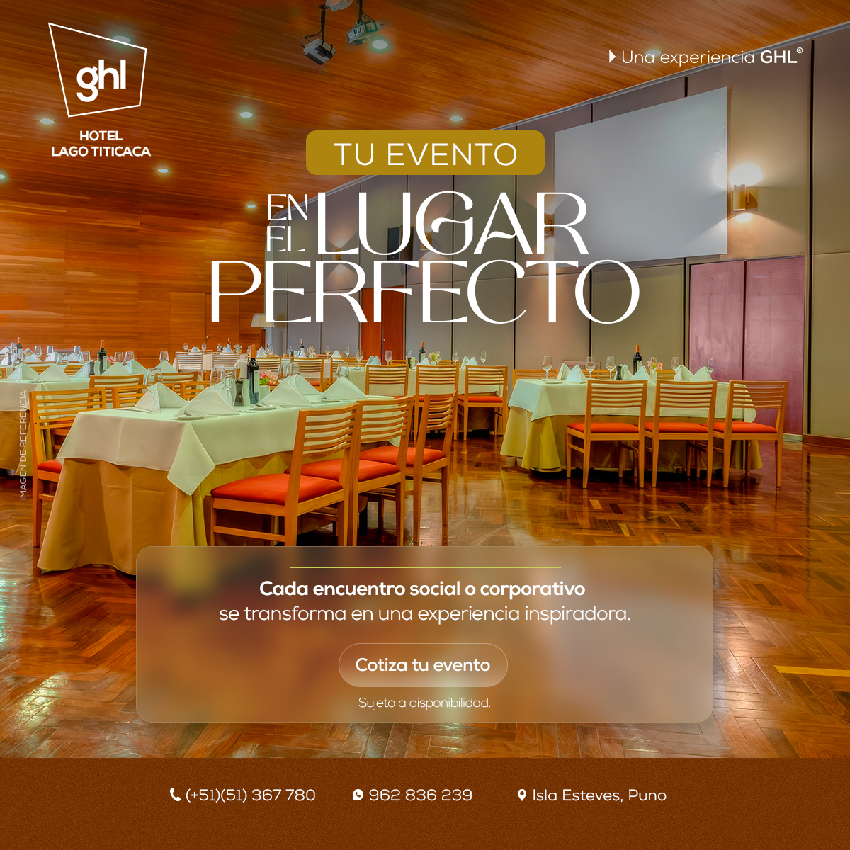 GHL Hotel Lago Titicaca Facebook ad