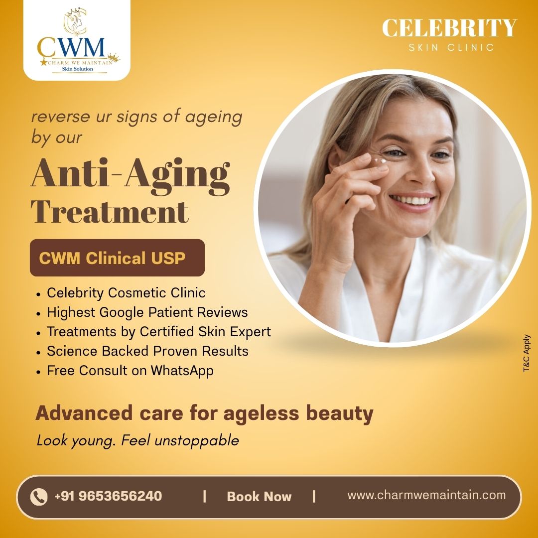 Charm We Maintain Facebook ad: Reverse Signs of Ageing by Advance Anti-ageing Treatment