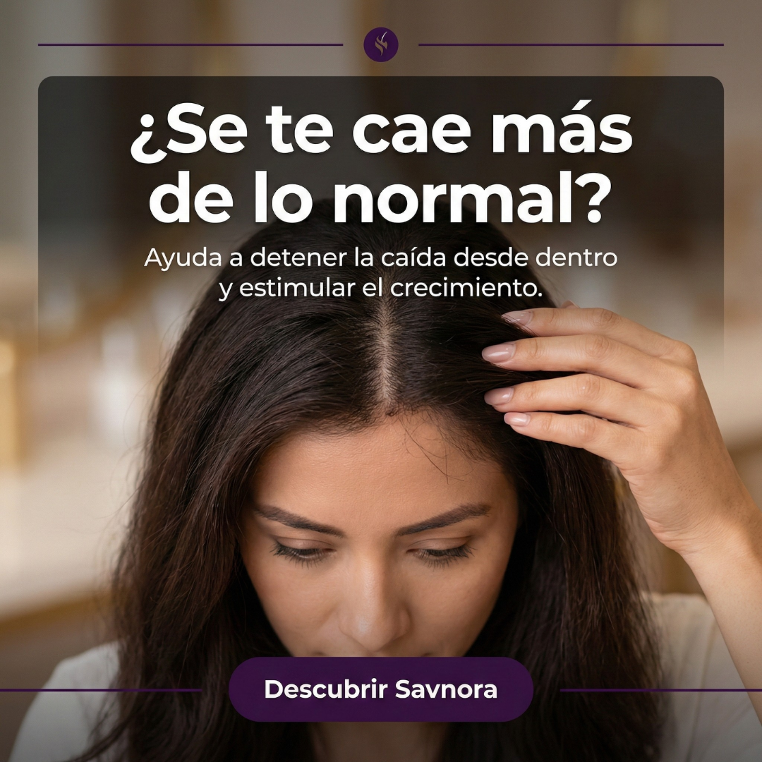 Savnora Facebook ad: Haz que tu cabello vuelva a crecer