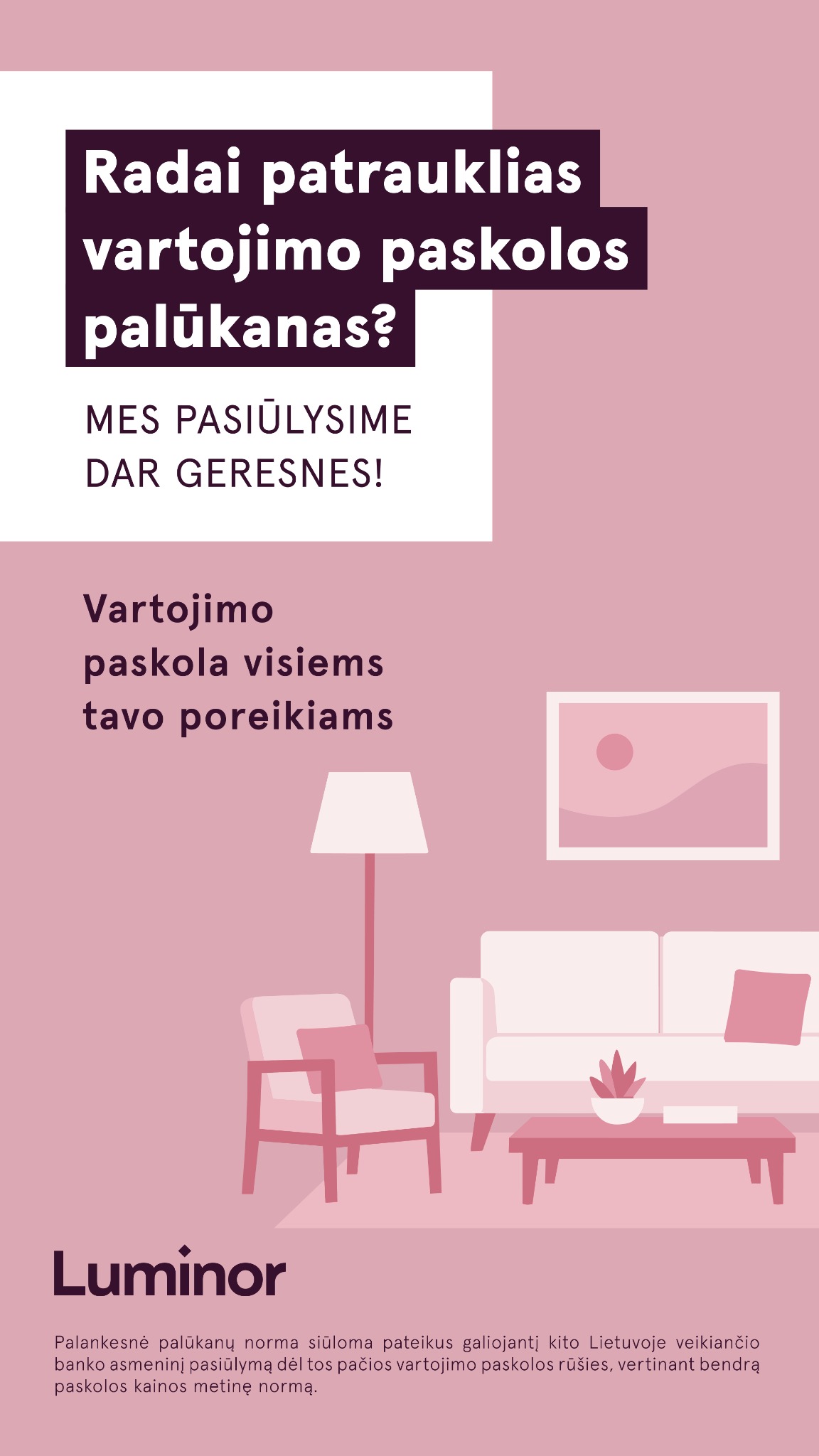 Luminor Lietuva Facebook ad
