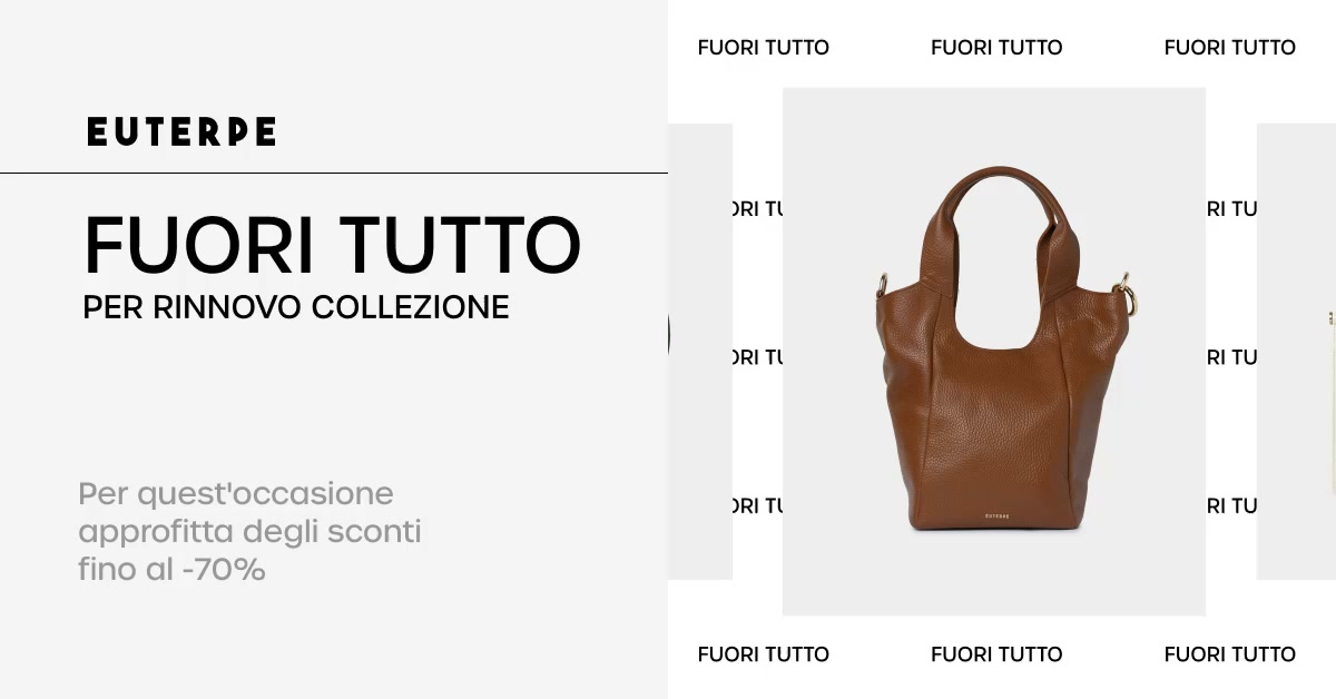 Euterpe Studio Facebook ad: Nuova stagione, nuova borsa