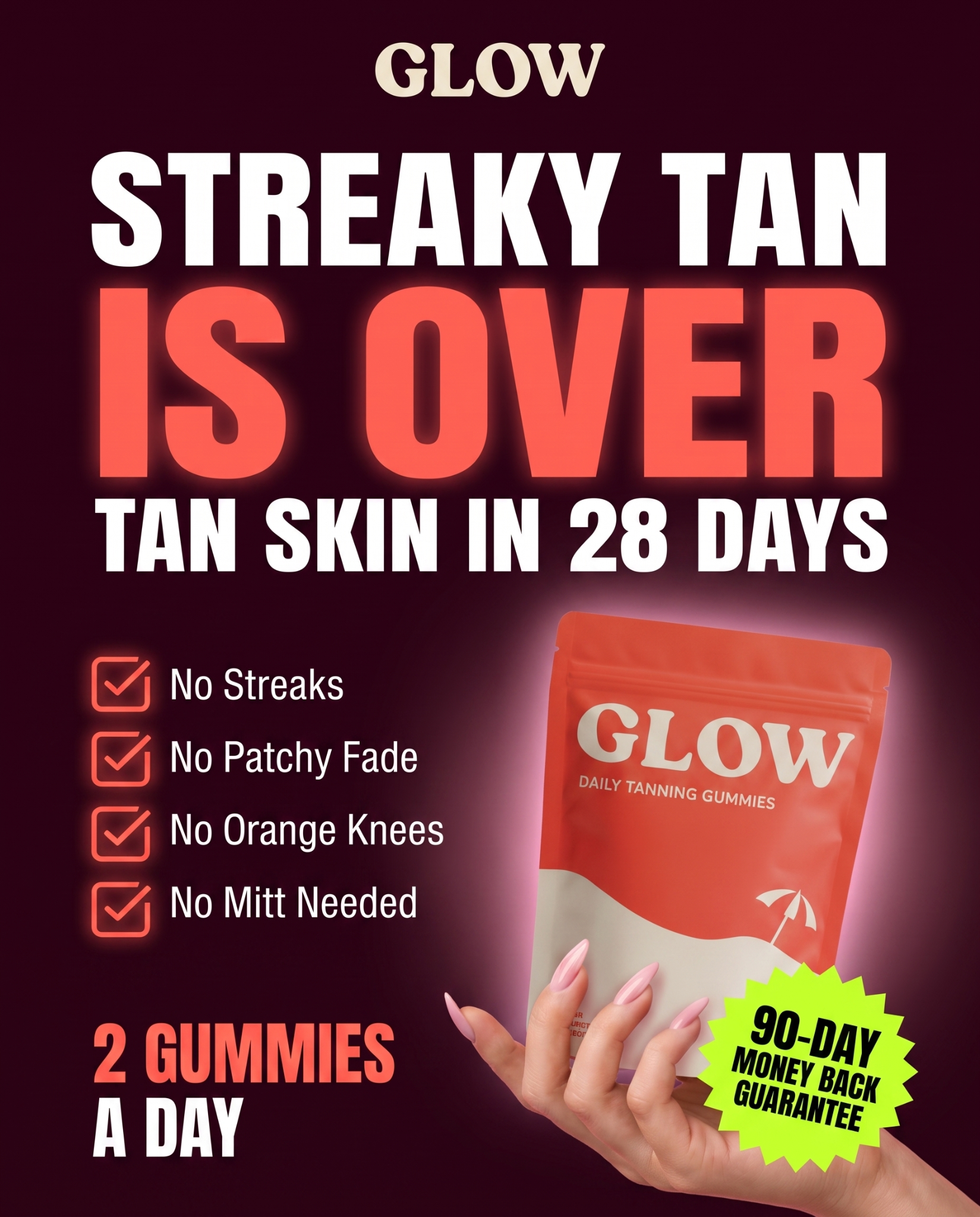 Glow Gummies Facebook ad