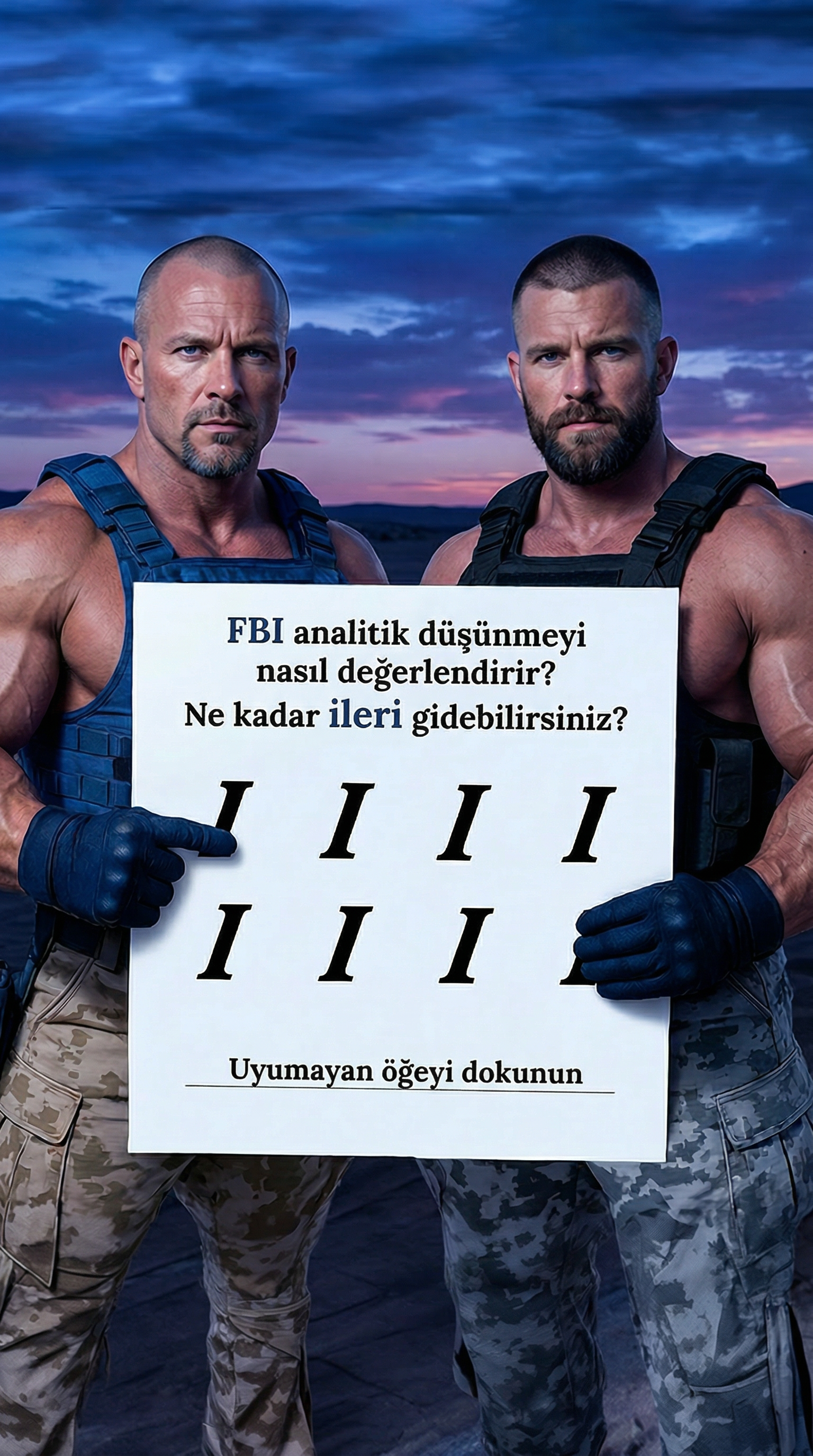 International Brain Test Facebook ad