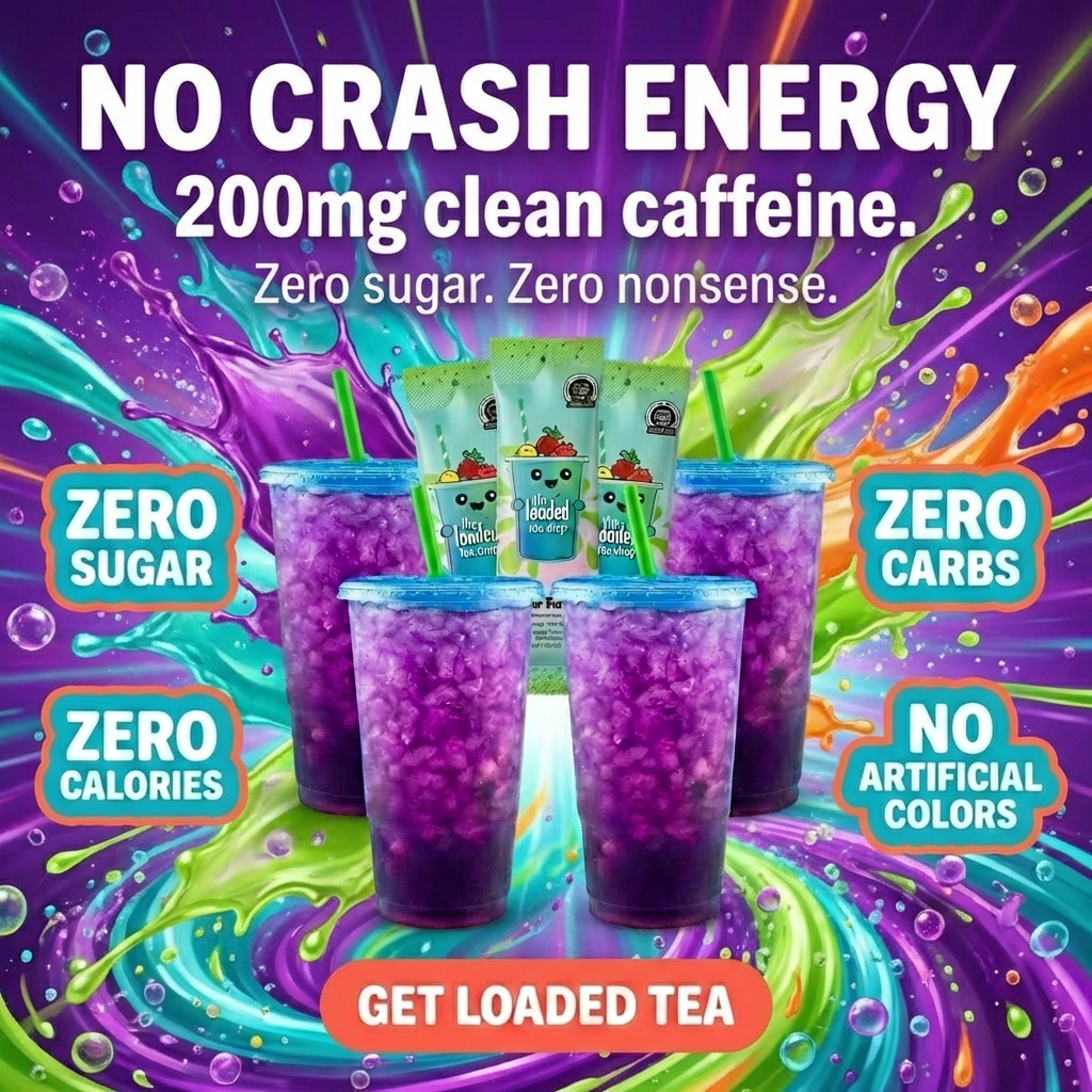 The Loaded Tea Shop Facebook ad