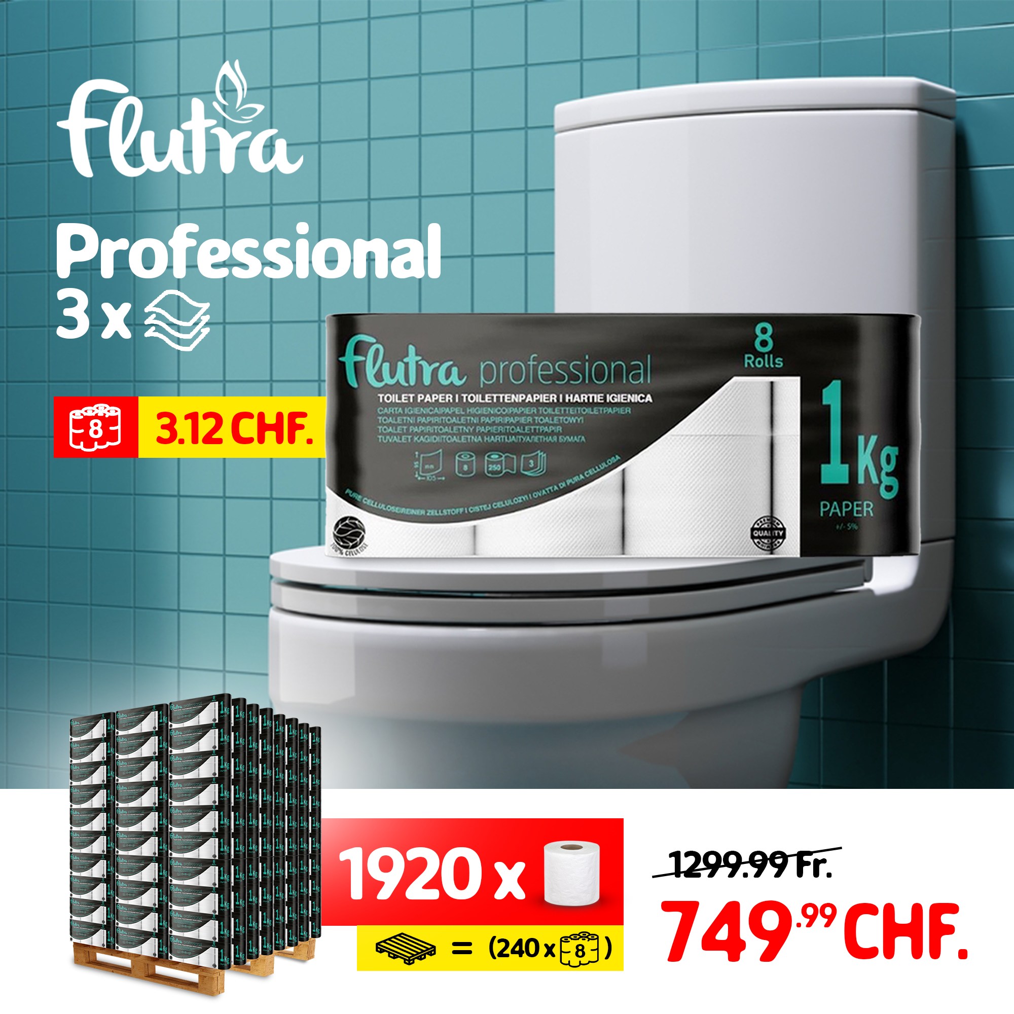 Flutra Swiss Facebook ad: Flutra Profesional
