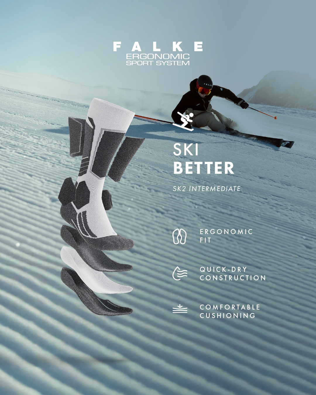 FALKE Ergonomic Sport System Facebook ad
