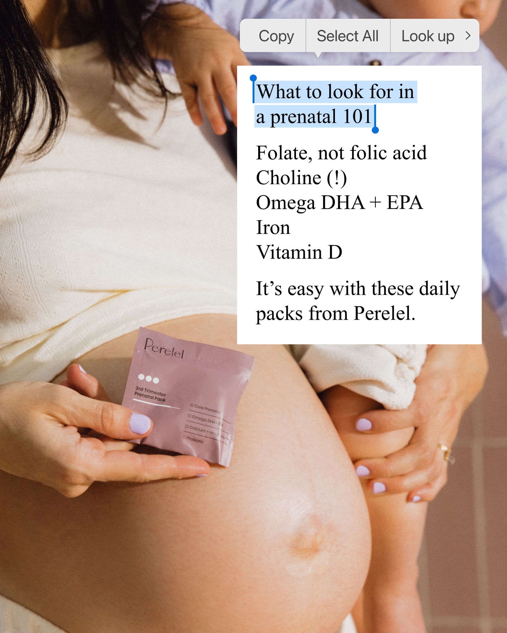 Perelel Facebook ad