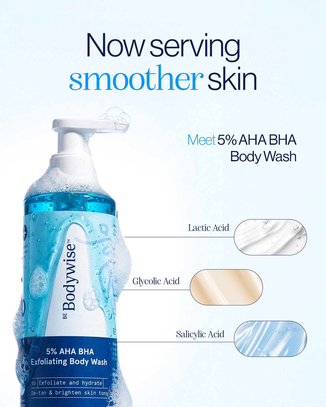 Be Bodywise AE Facebook ad: Triple Acid. Triple Results.