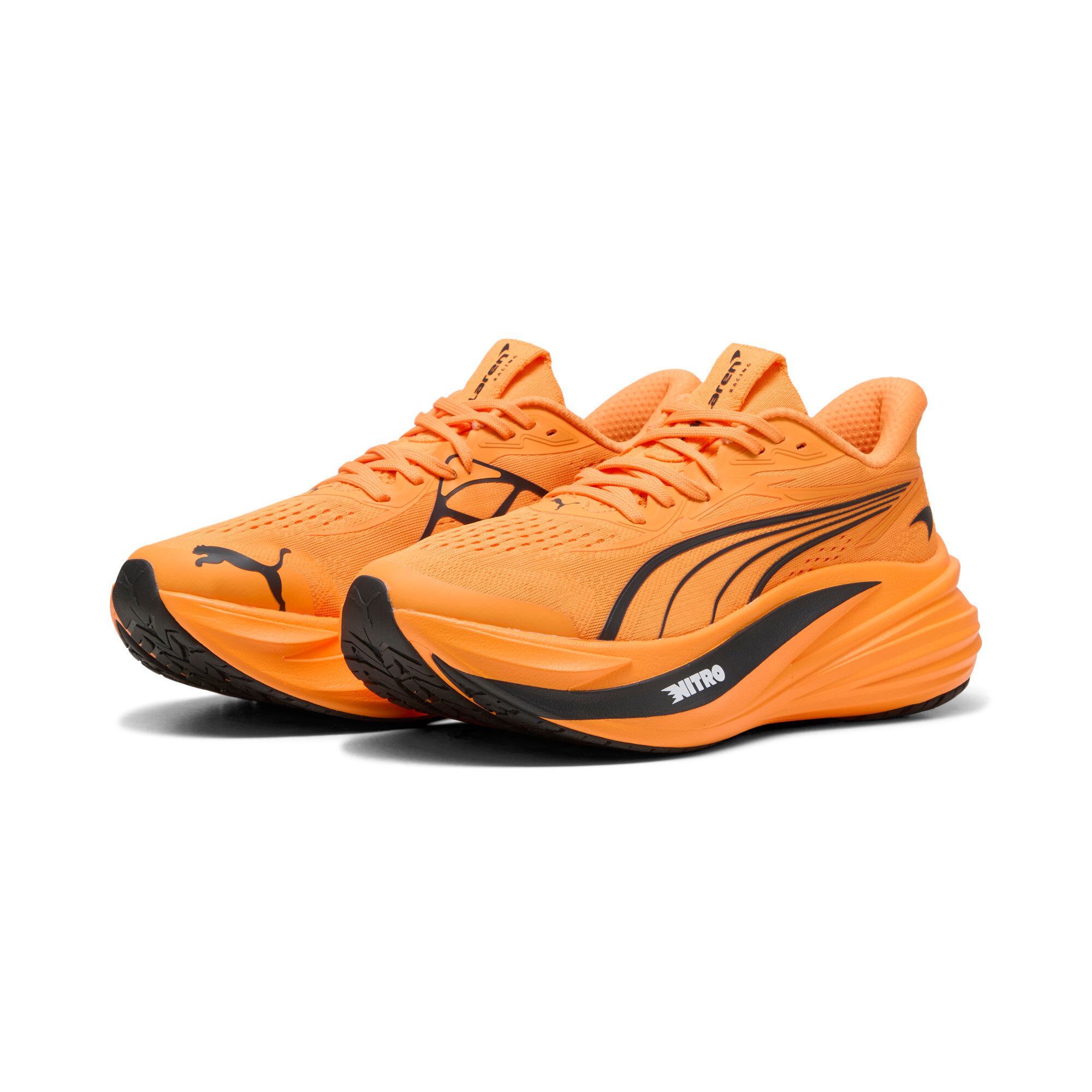 PUMA Facebook ad: Running shoes powered by responsive NITRO foam.