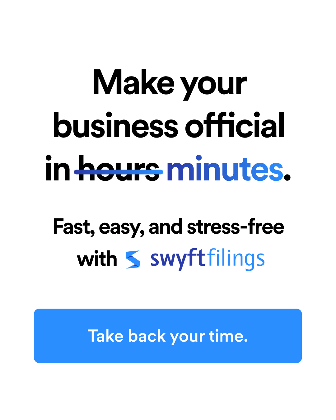 Swyft Filings, LLC Facebook ad