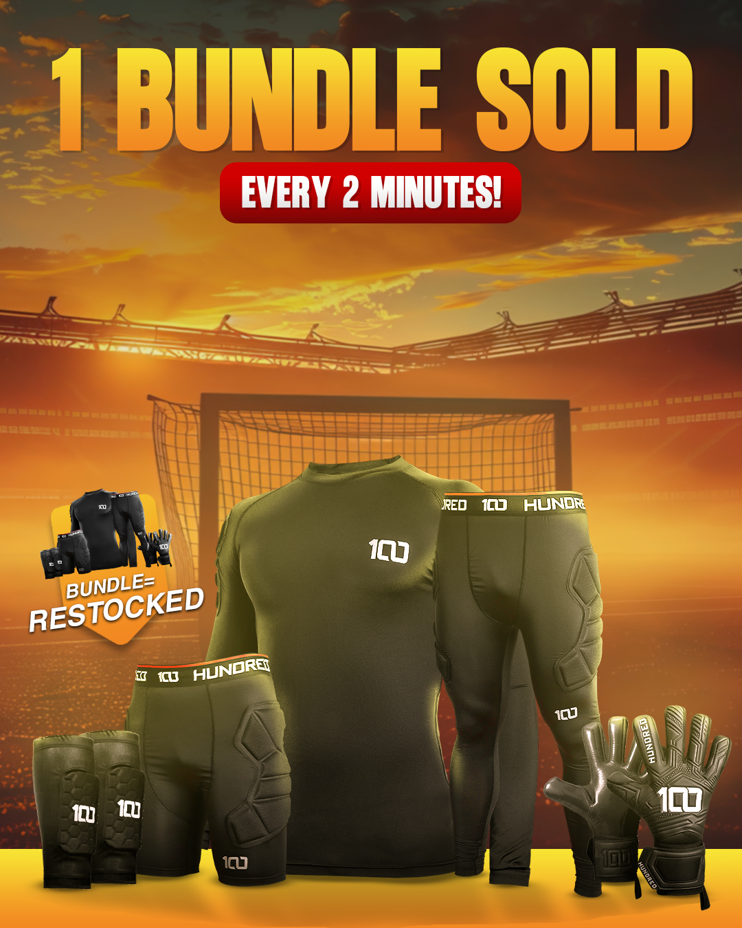 Hundred GK Facebook ad: The Best Deal in Goalkeeping (ends soon)