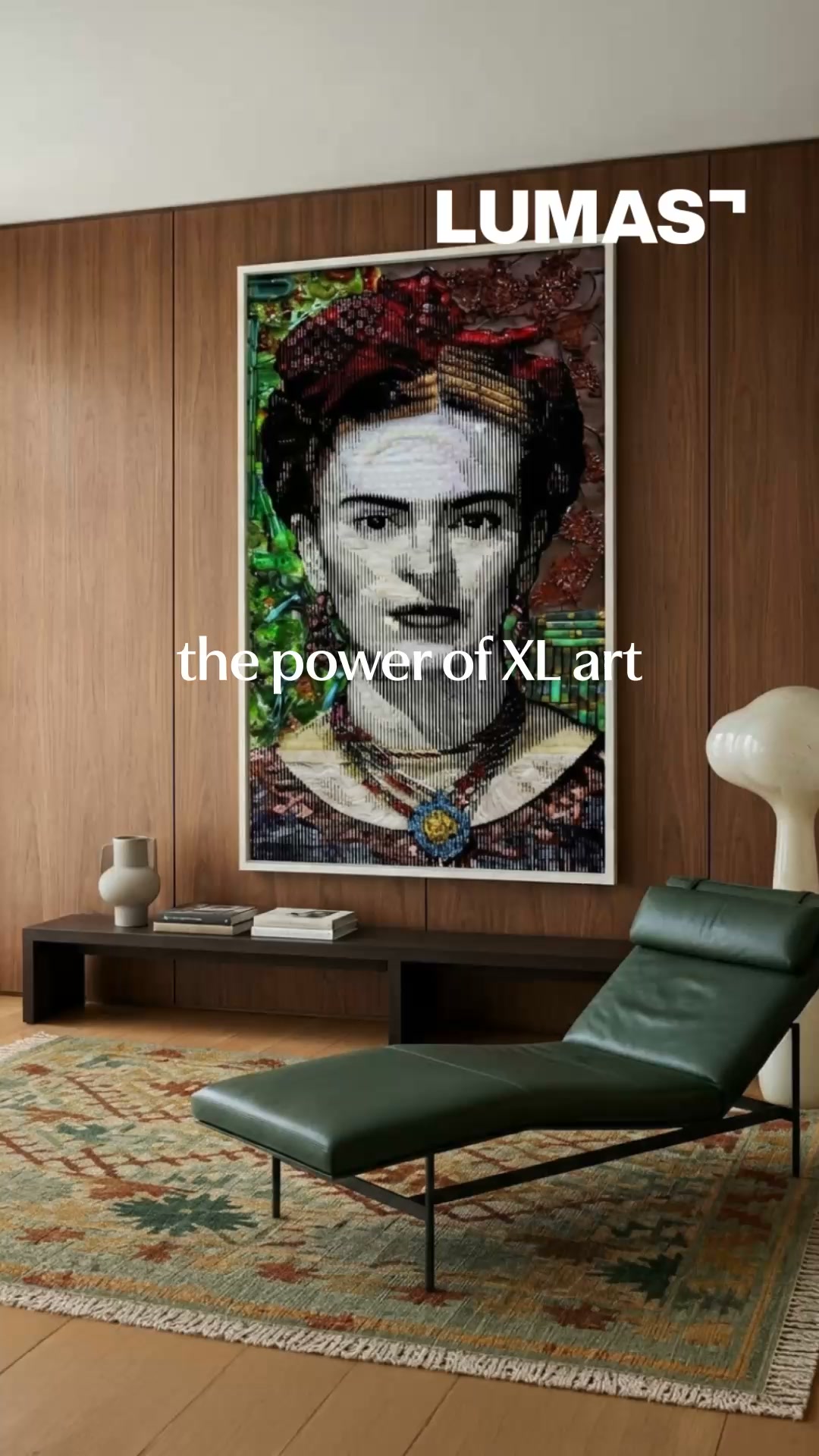 LUMAS Facebook ad: Discover Art that speaks to you