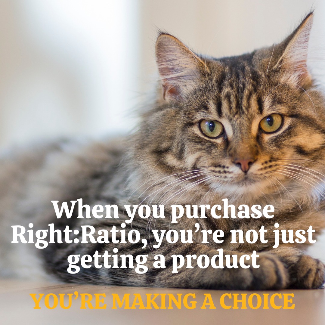 Right:Ratio for Pets Facebook ad