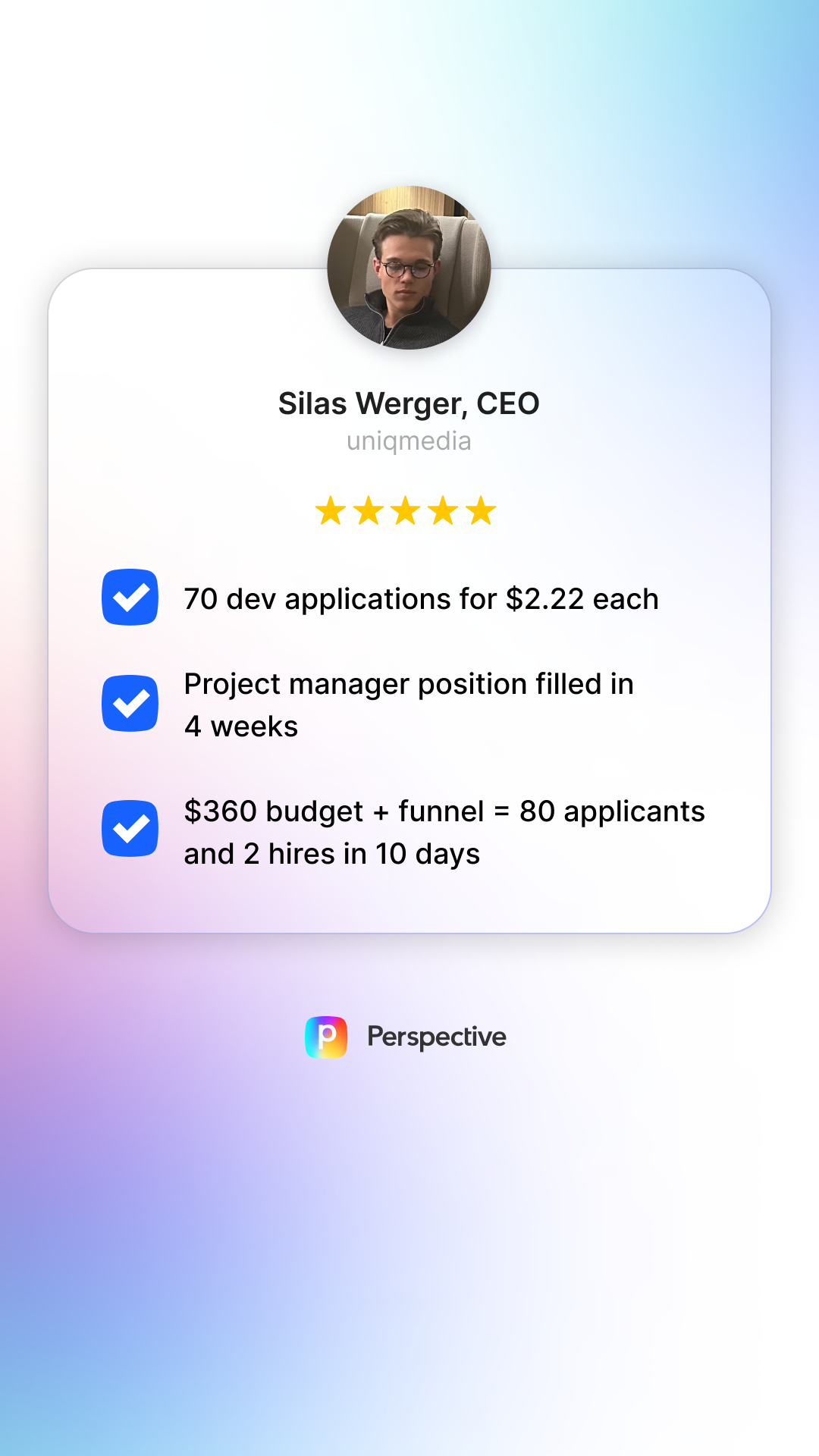 Perspective.co Facebook ad