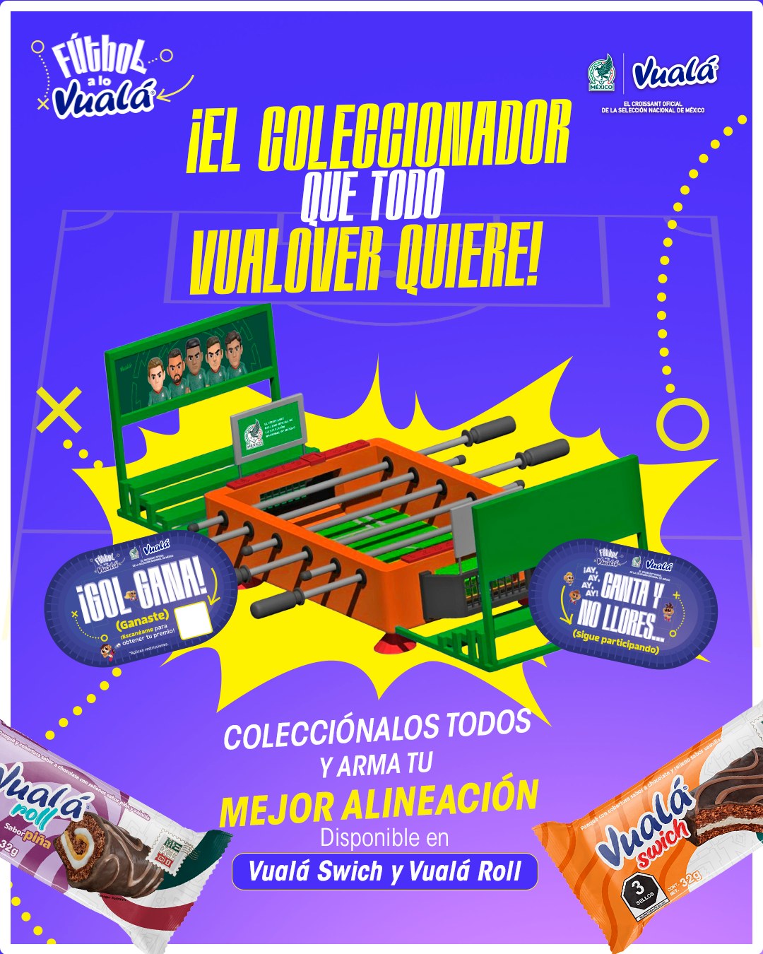 Vualá Sorpresa Facebook ad: Si tus figuras siguen en la banca, necesitas…