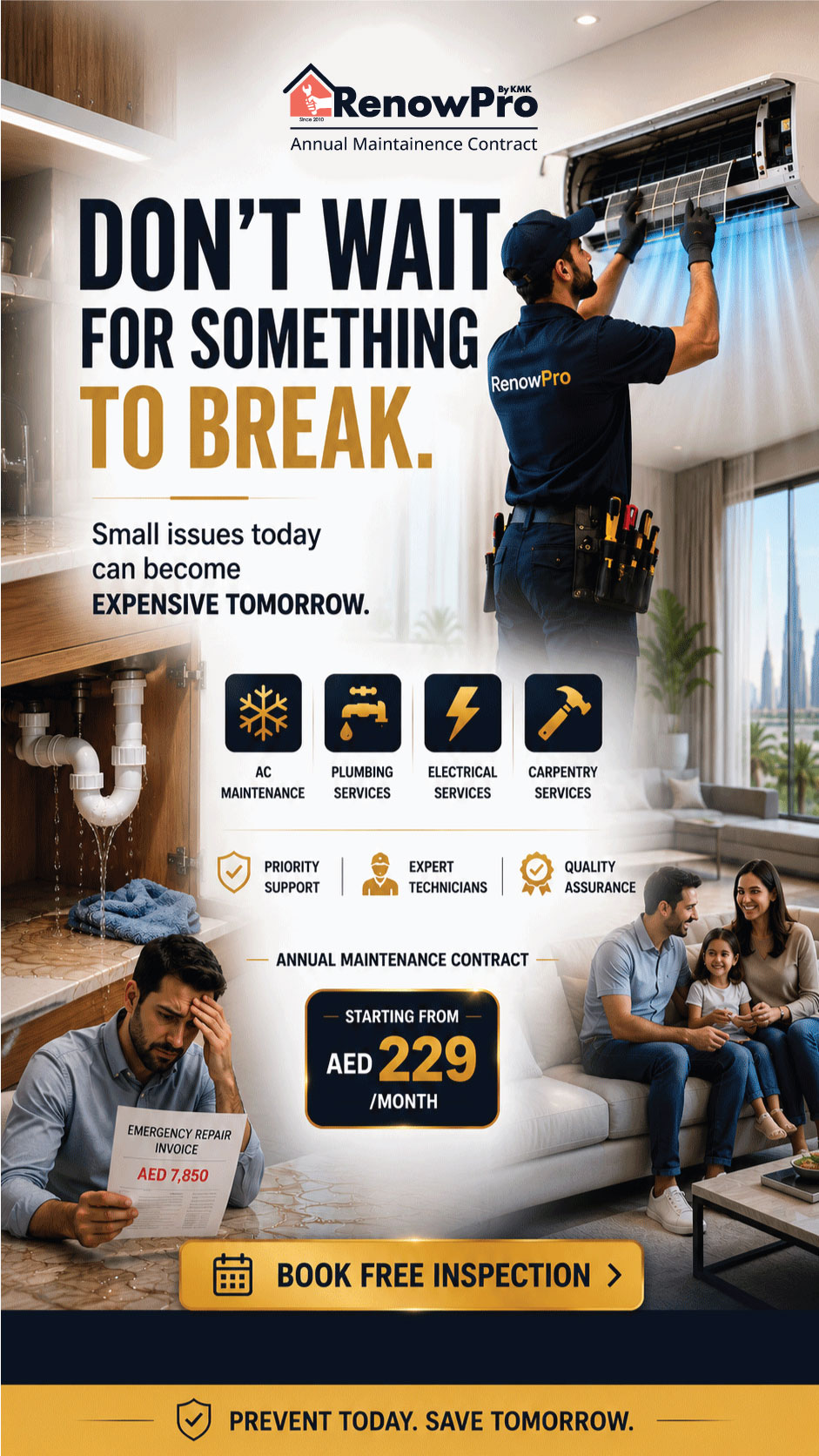 RenowPro Facebook ad: Protect Your Property Value Year-Round