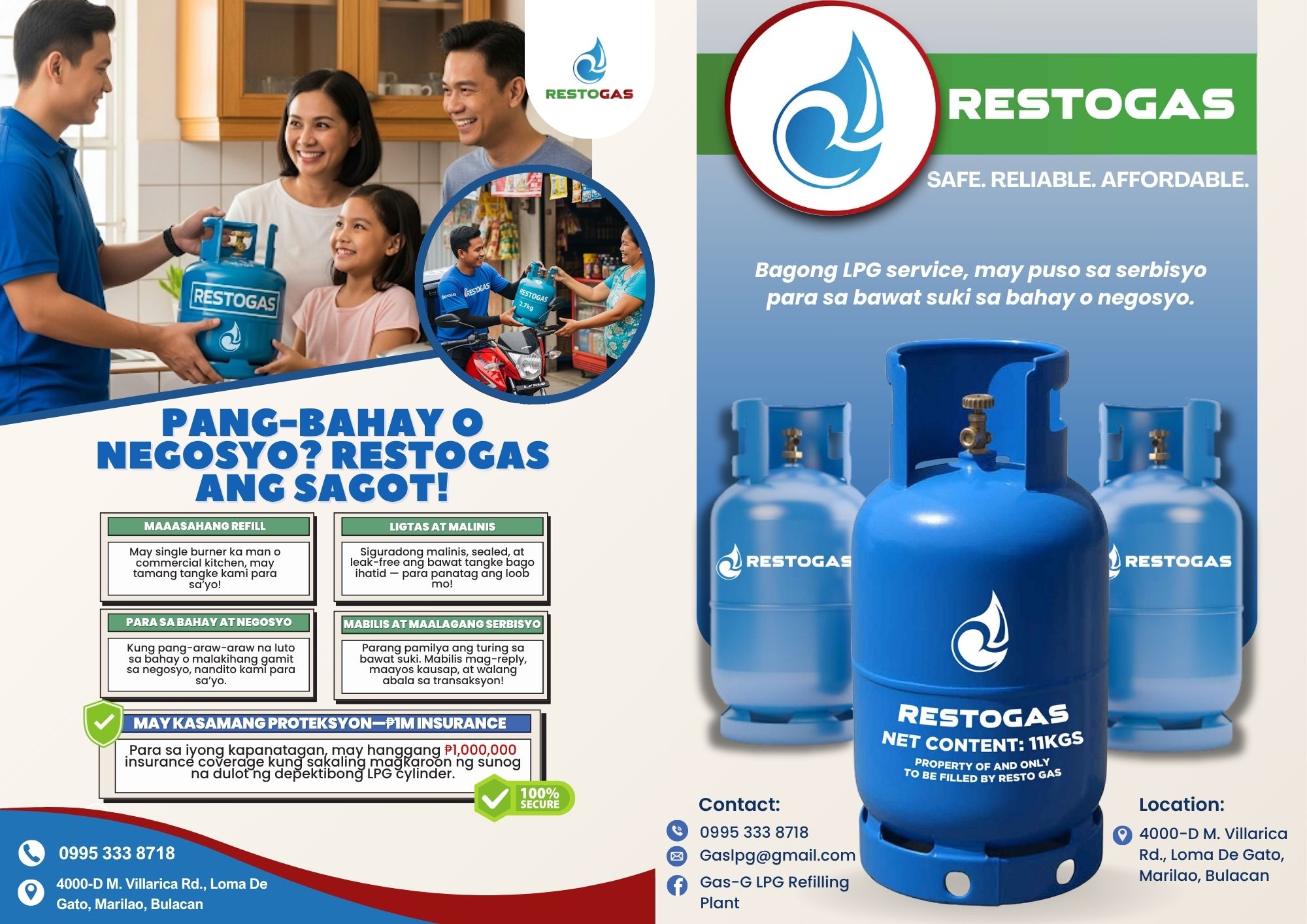Restogas LPG Facebook ad: Your Trusted Source for Safe and Efficient LPG…