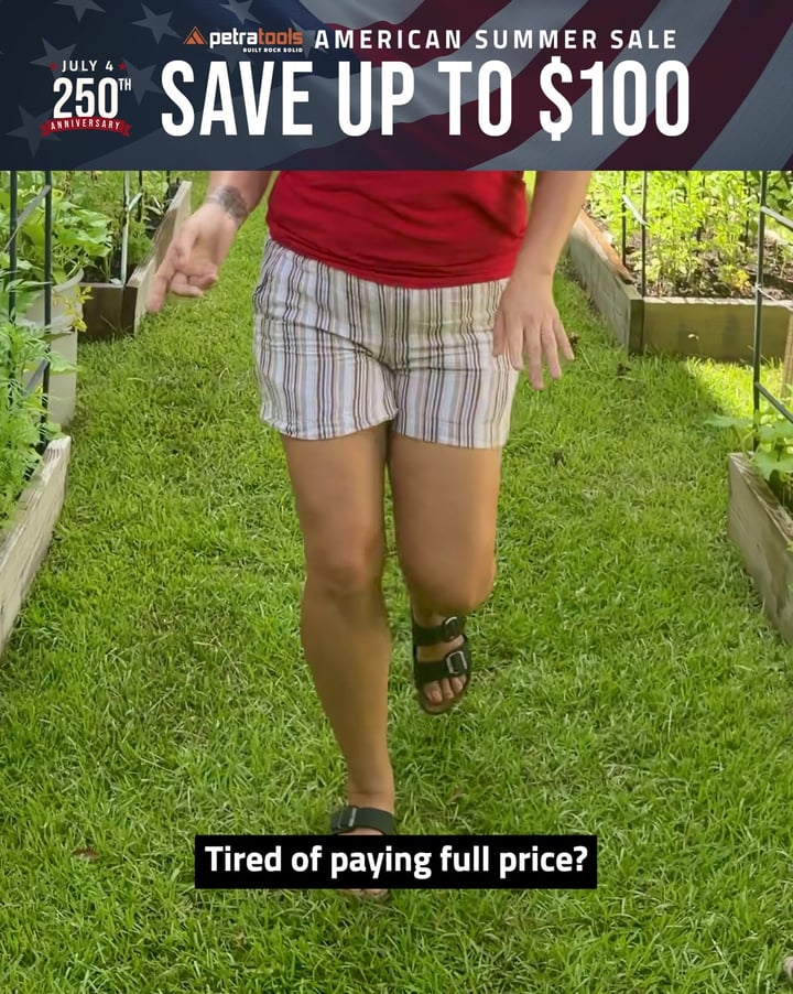 Petra Tools Facebook ad: Biggest Saving of the Year!