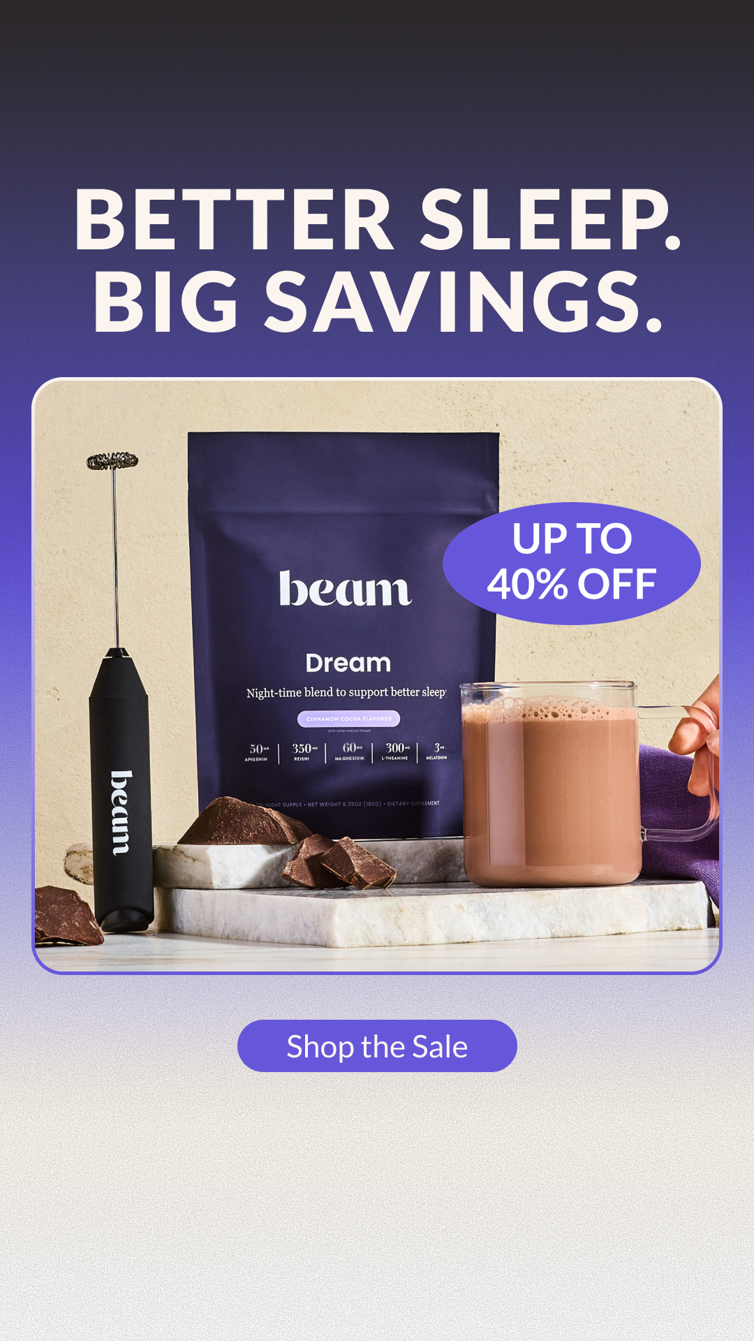 beam Facebook ad