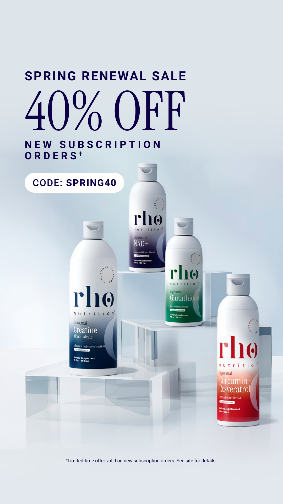 Rho Nutrition Facebook ad