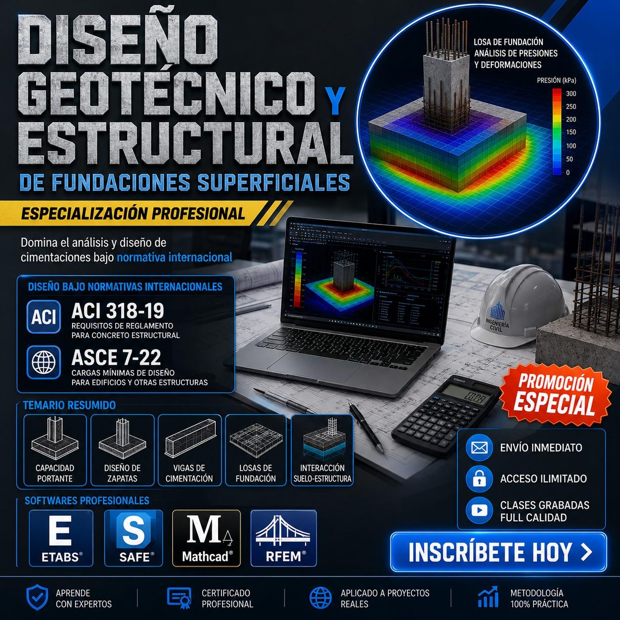 Autodidactas Latam Facebook ad: DISEÑO GEOTECNIO FUNDACIONES