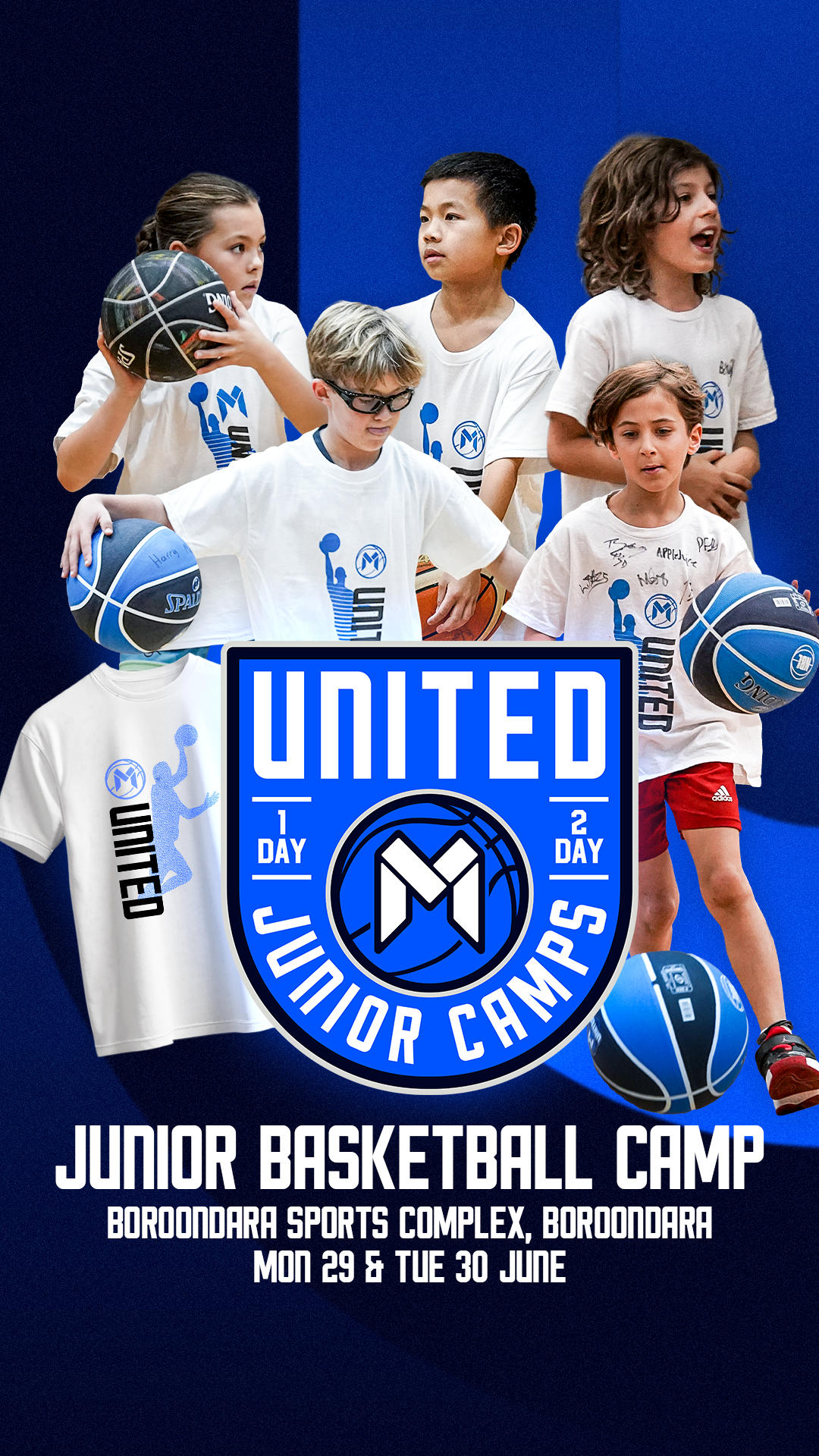 Melbourne United Basketball Club Facebook ad
