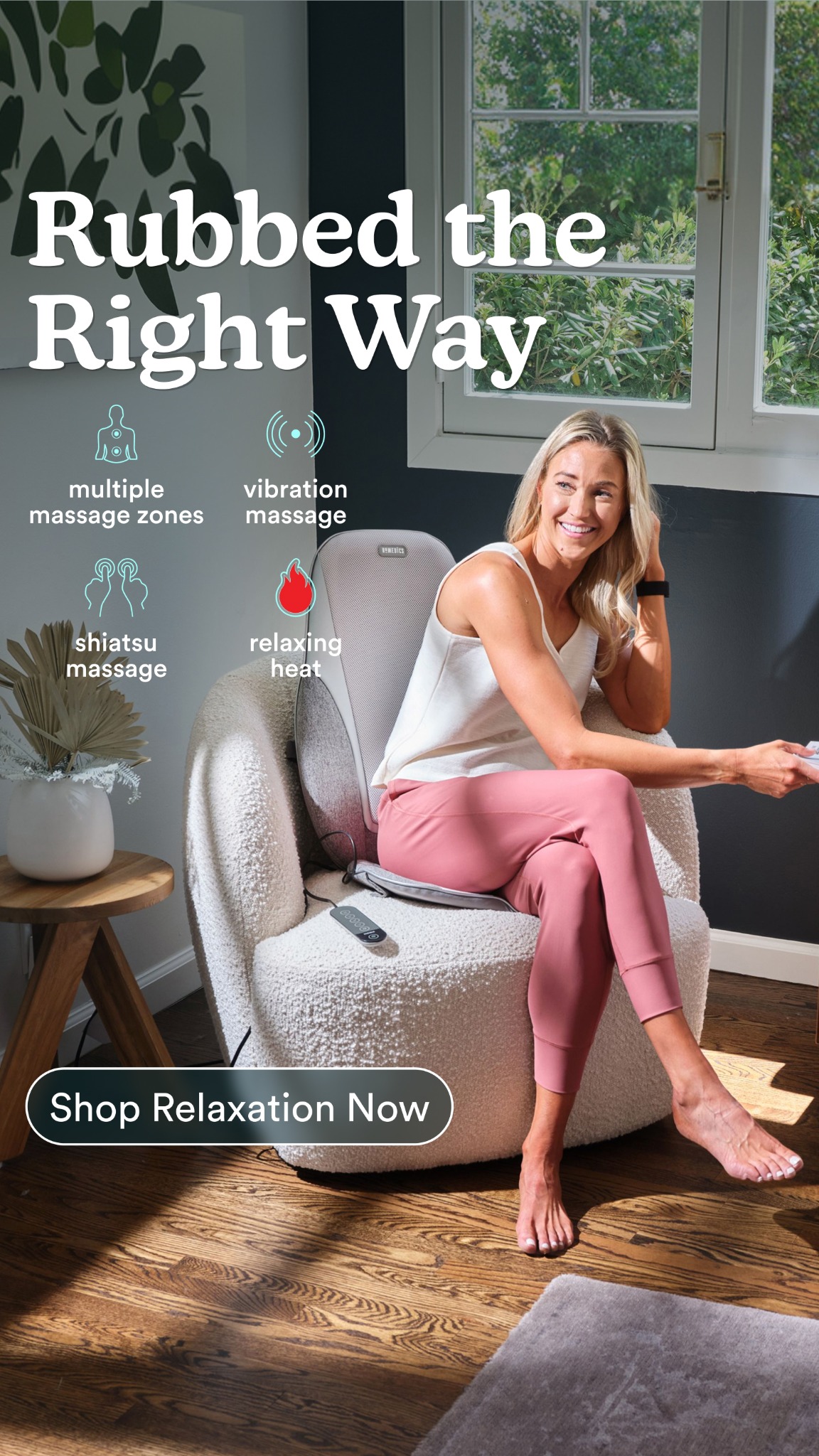 Homedics Facebook ad