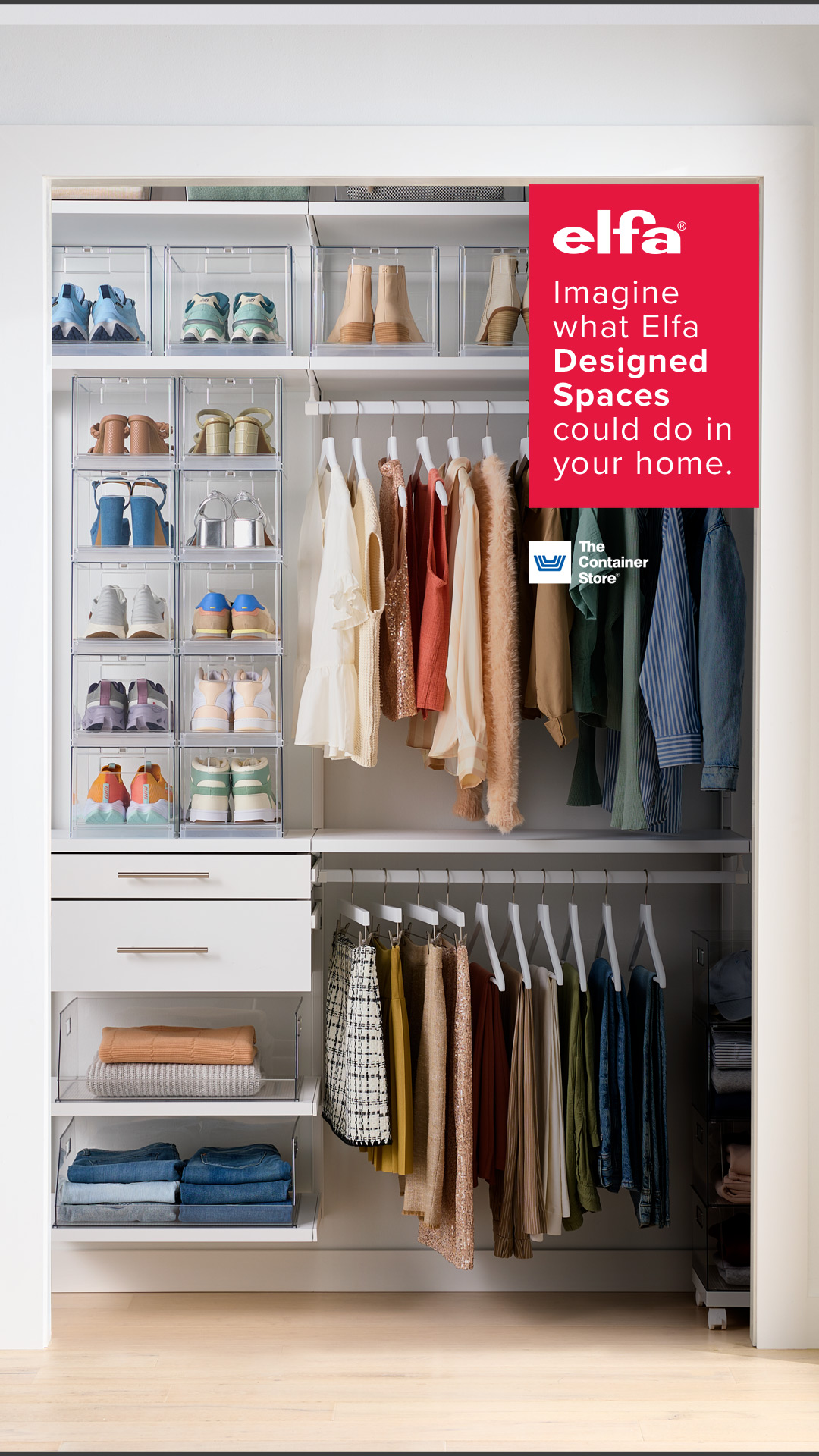 The Container Store Facebook ad