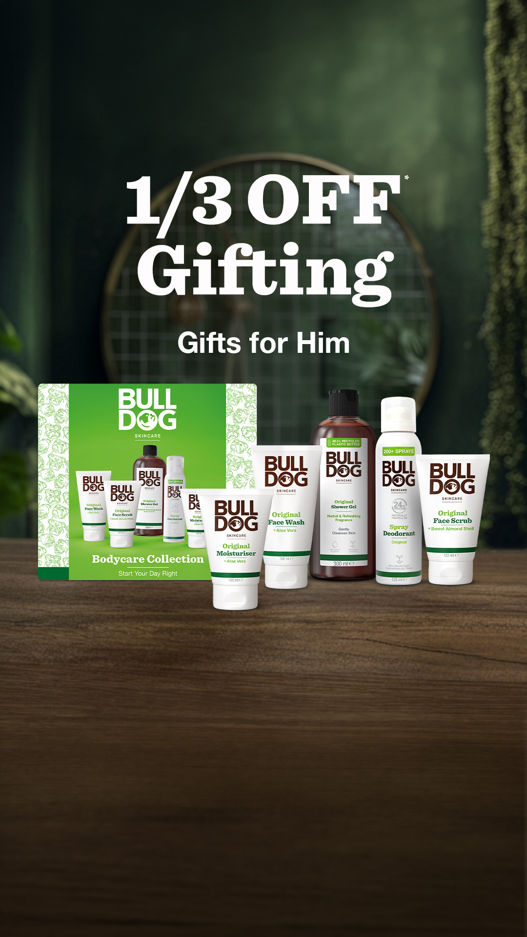 Bulldog Skincare Facebook ad