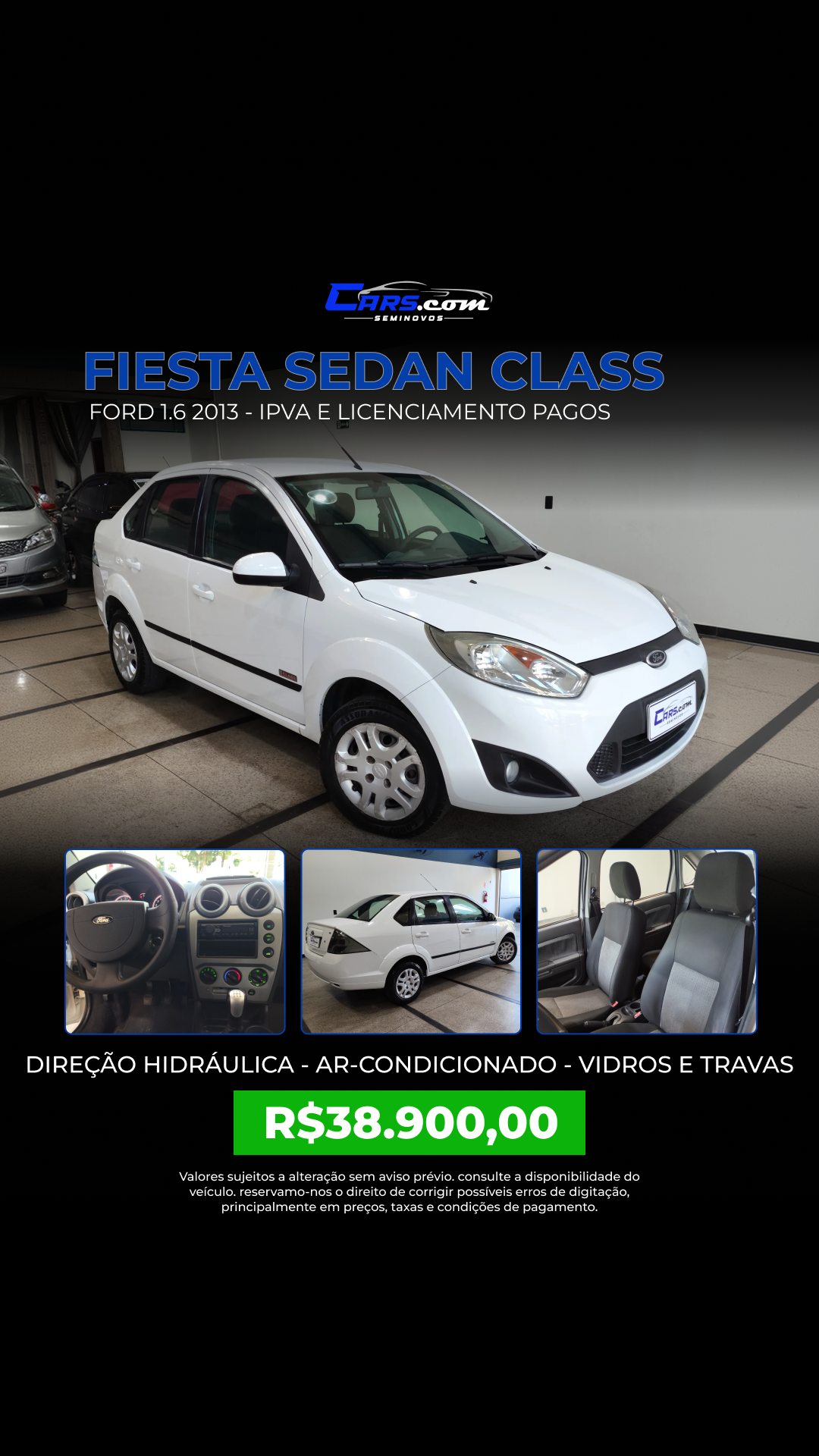 Cars.comseminovos Facebook ad from Jul 3, 2026