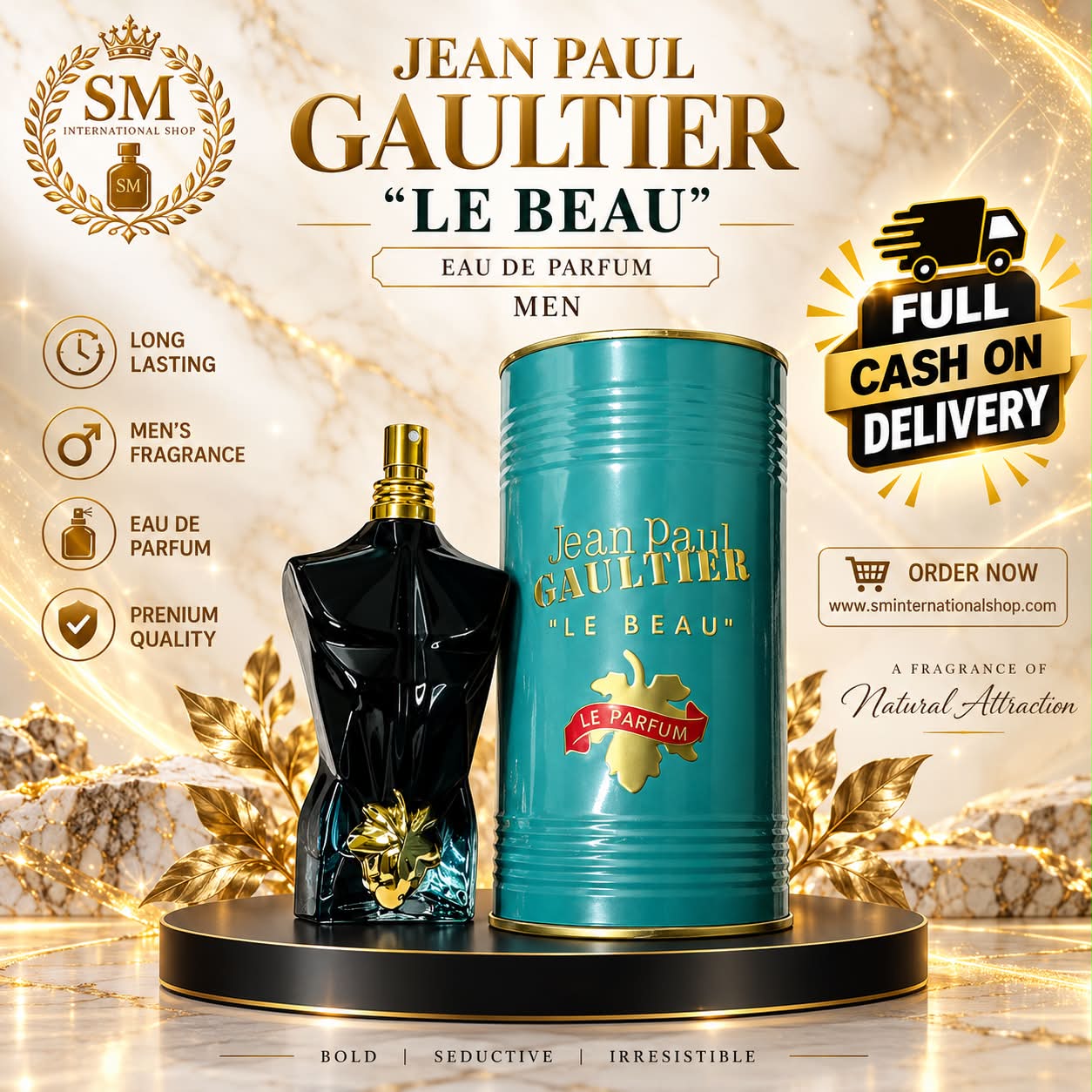 SM International Products Facebook ad: Jean Paul Gaultier JPG Le Beau Le Parfum EDP Intense 125ml