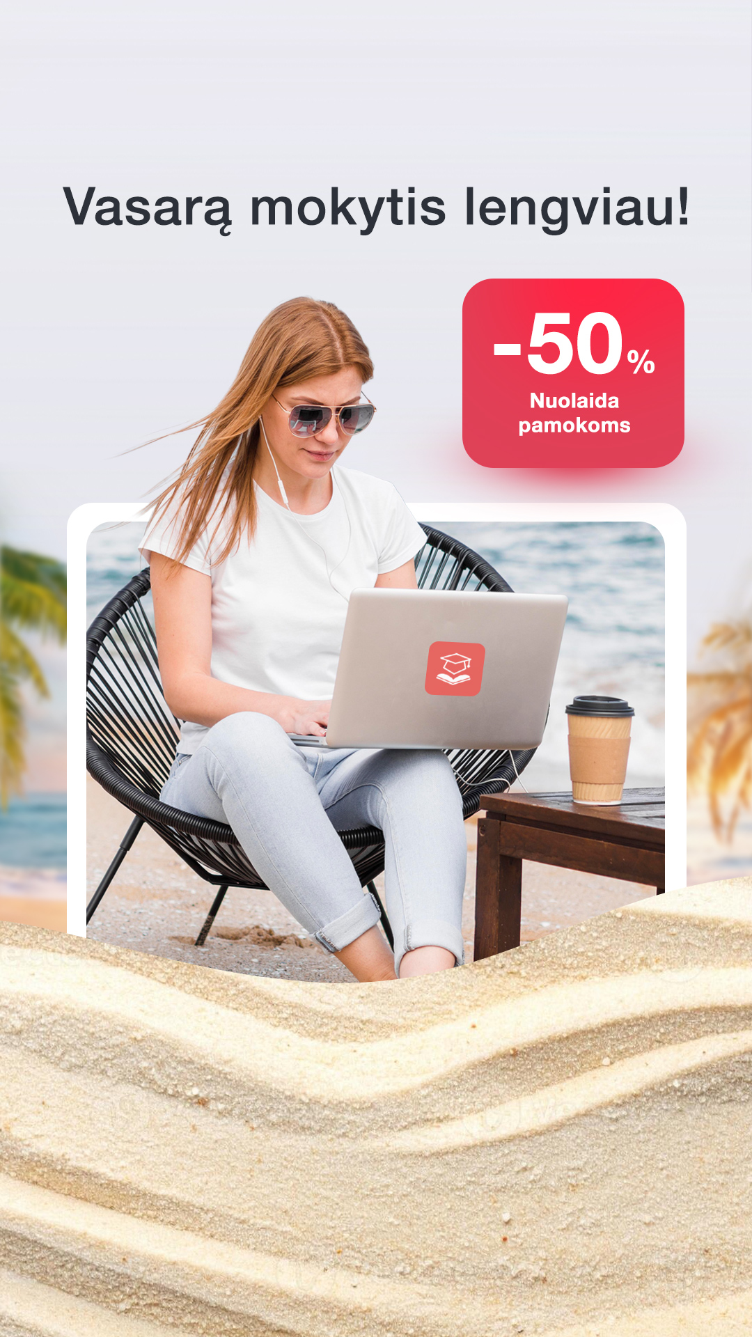 Pasimokome.lt korepetitoriai Facebook ad