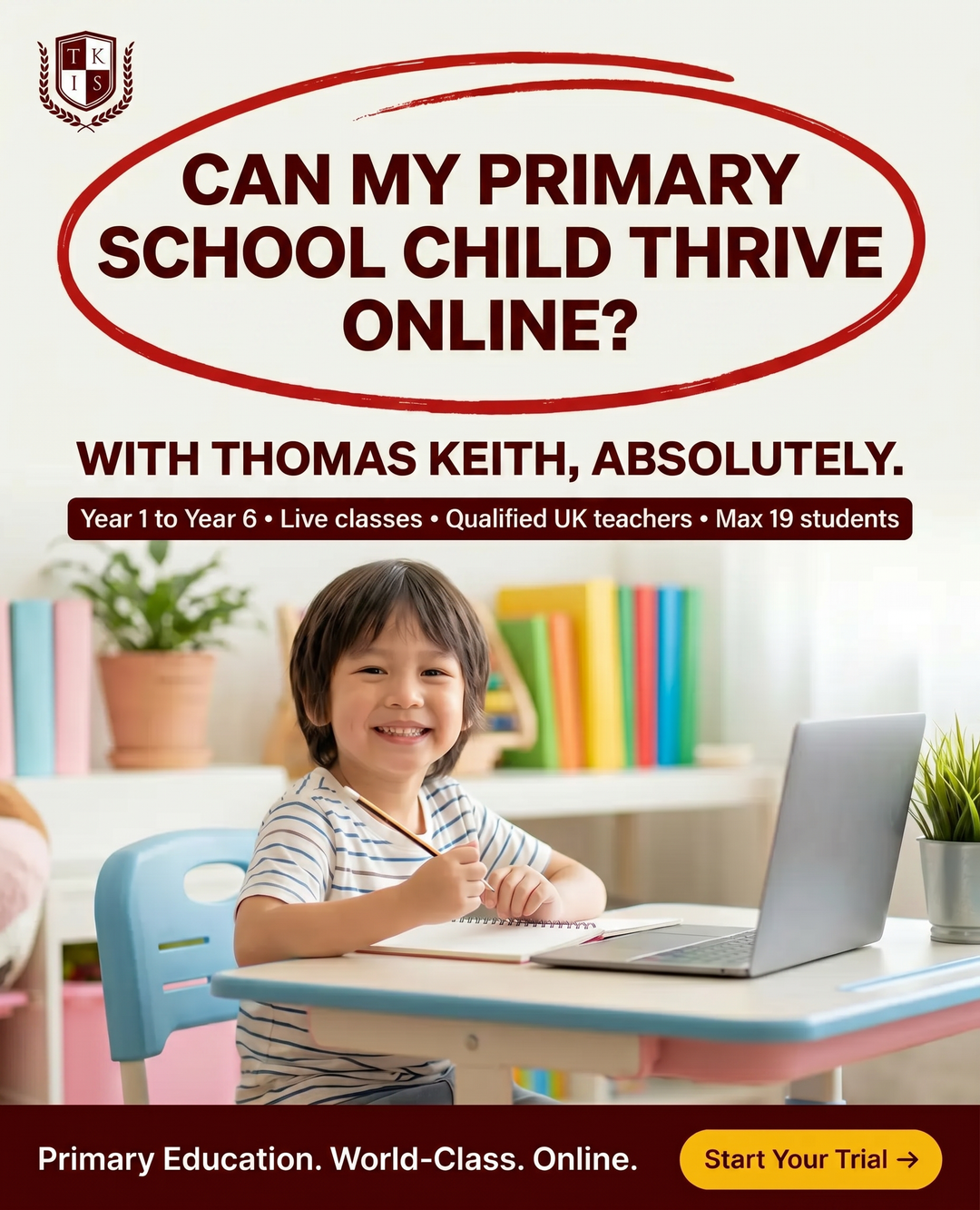 Thomas Keith Independent School Facebook ad